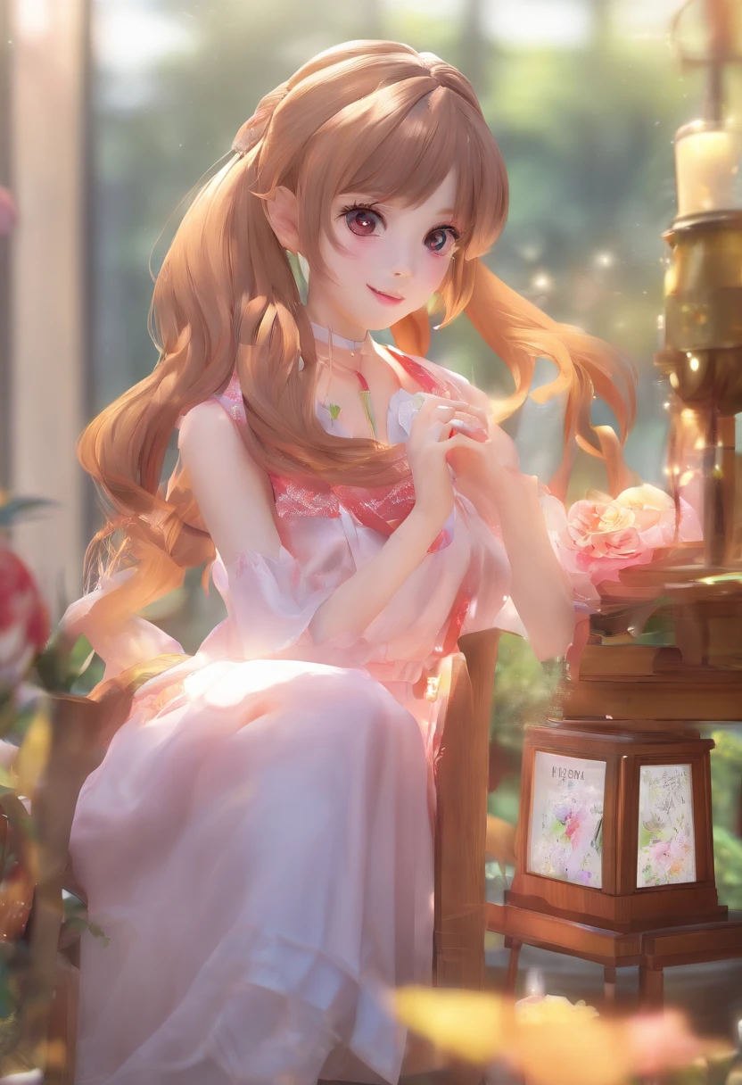 sleeveless、poneyTail、Japan girls、8K、LAW Photos、top-quality、masterpiece、reallistic、Photorealistic ultra-detail、女の子1人、cute little、The best smile、beautidful eyes、Long、Perfect facial features、All Nude、