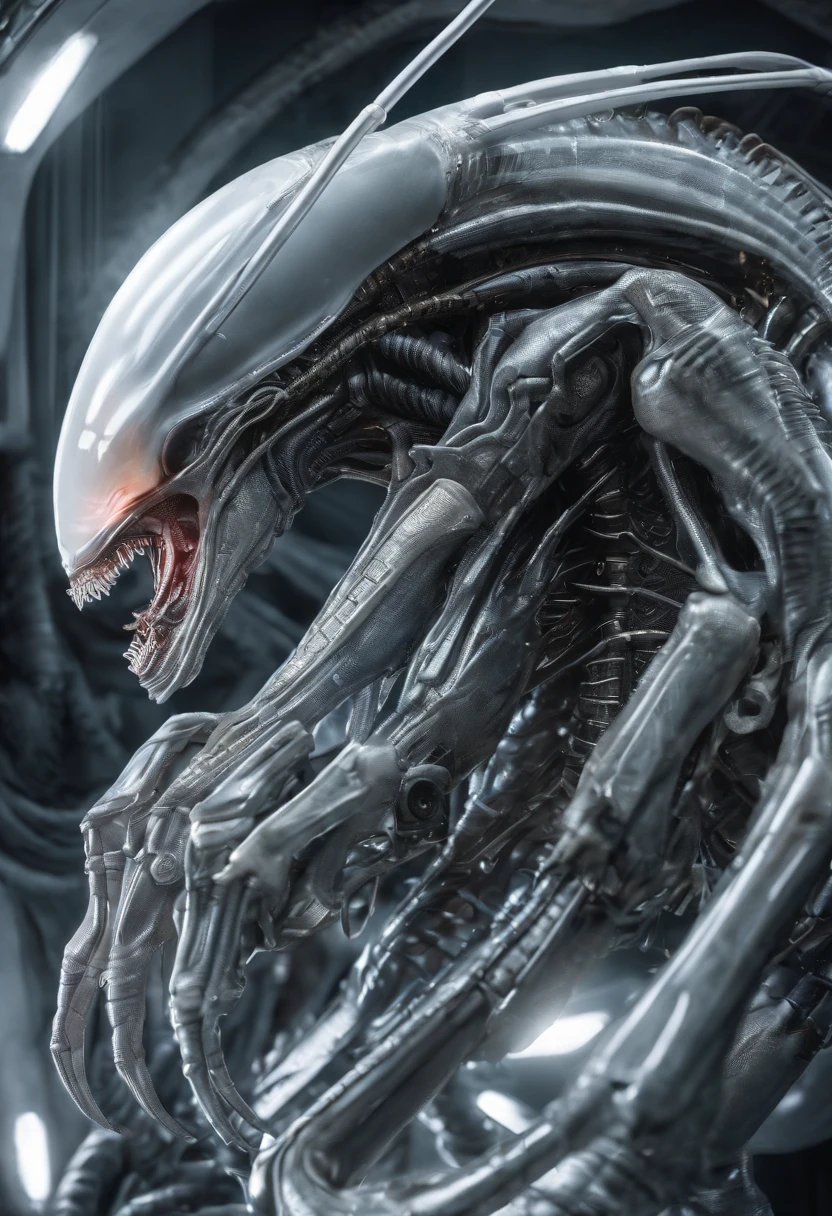 H. R. gieger planet, intricate gieger detail, movie still, nasa footage, planet with gieger detail, ridley scott film, film footage, planet with unusual surface, xenomorph