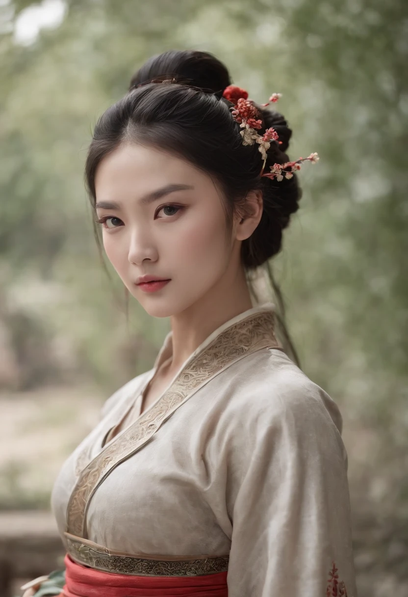 Feng Shen List，tmasterpiece，ultra fine photos，，best qualtiy，超高分辨率，Photoreality，Chiaroscuro，（full-body portraits），stunningly beautiful，dynamicposes，delicated face，Bigchest，Murderous eyes，（seen from the side），She wears ancient Chinese armor，very highly detailed background，detailed face with，Detailed and complex busy background，untidy，opulent，milkyW，Highly detailed skin，Realistic details of skin，Visible Pore，tack sharp focus，volume fog，8k uhd，digital SLR camera，high qulity，filmgrain，White skin of the，photo-realism，lomography，The palace of the Yin Shang King in ancient China , look from down, semi transparent