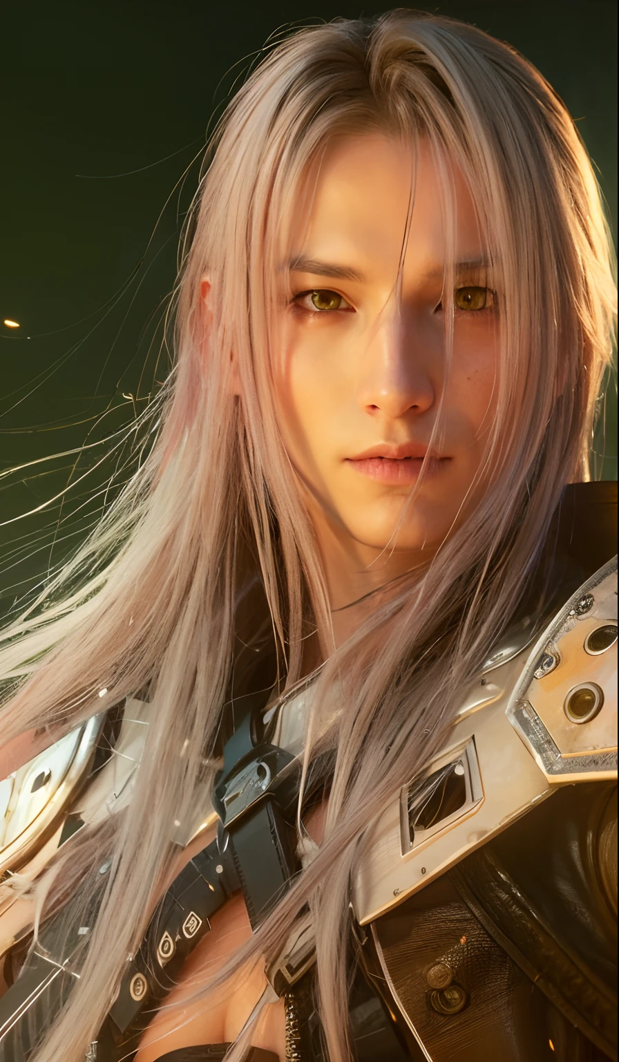 oil painting, Sephiroth, Final Fantasy VII