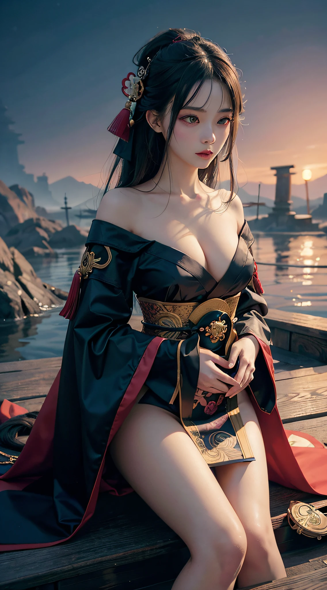 true-to-life visuals, artistically refined,captivating beauty, breathtaking aesthetics, dramatic contrasts, atmospheric depth,official art,high saturation,Intense Coloration,
1girl,solo,
Onmyoji, shikigami summoner, ofuda inscriber, exorcist, yin-yang master, divination