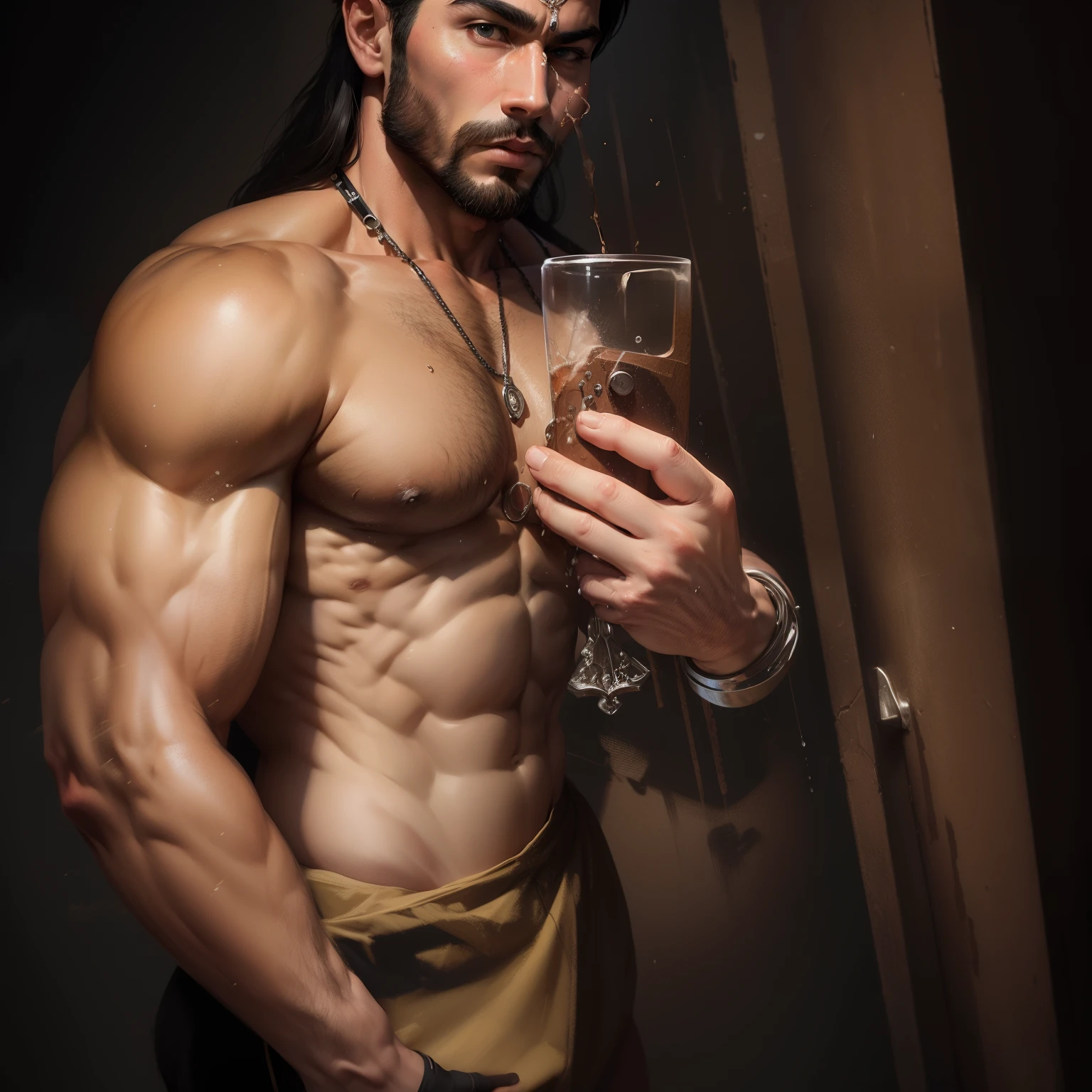 Best masterpiece with real face and mascular strong physique