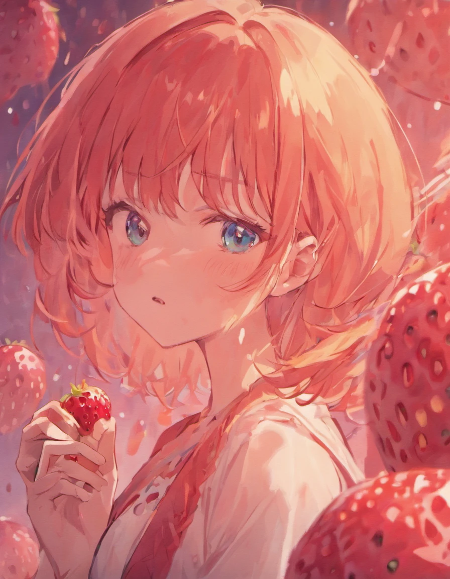 Strawberry Boy,There are freckles on the cheeks,Blushlush