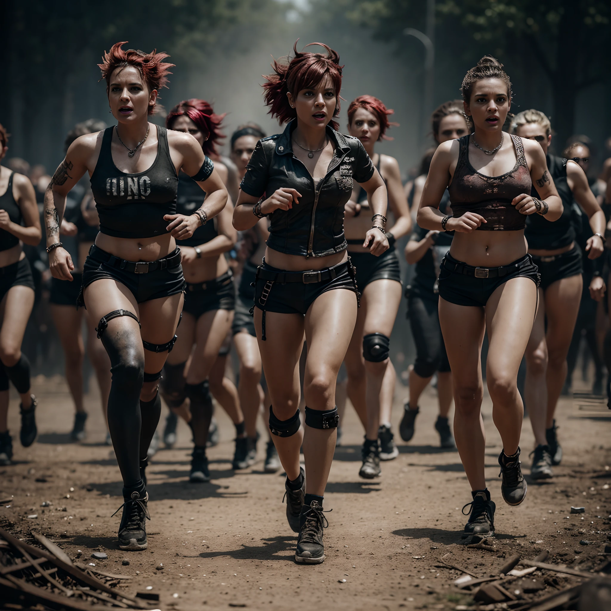 Hyperrealistische Fotografie von zwei Frauen, im Watt, String, Zungenkuss, 30-year-old women smeared with mud, Lena Meyer Landrut, Tanzpose, rosa unterbrustkorsett mit Schlamm verschmiert, Fluting, black tulle skirt smeared with mud, spitze Lackpumps rot mit Schlamm verschmiert, schwarze Netzstrumpfhose, the entire body, die roten lockigen Haare und die Kleidung sind mit Schlamm verschmiert, High quality, realistische Beleuchtung, Bildmitte, Sanduhrproportionen, 8k, HDR, BDSM, medium breast size, lange Beine, tinted, professionelle Fotografie einer Frau, natural skin texture smeared with a lot of mud, 4K-Texturen, Adobe Lightroom, Photolab, HDR, kompliziert, elegant, sehr detailliert, scharfer Fokus, wahnsinnige Details, komplizierte Details, hyperdetailliert, helles Kinolicht, Außenatmosphäre, Kinn hochgezogen, (exponierter Bauch: 1,8 ), (Fernaufnahme), dominanter Gesichtsausdruck
