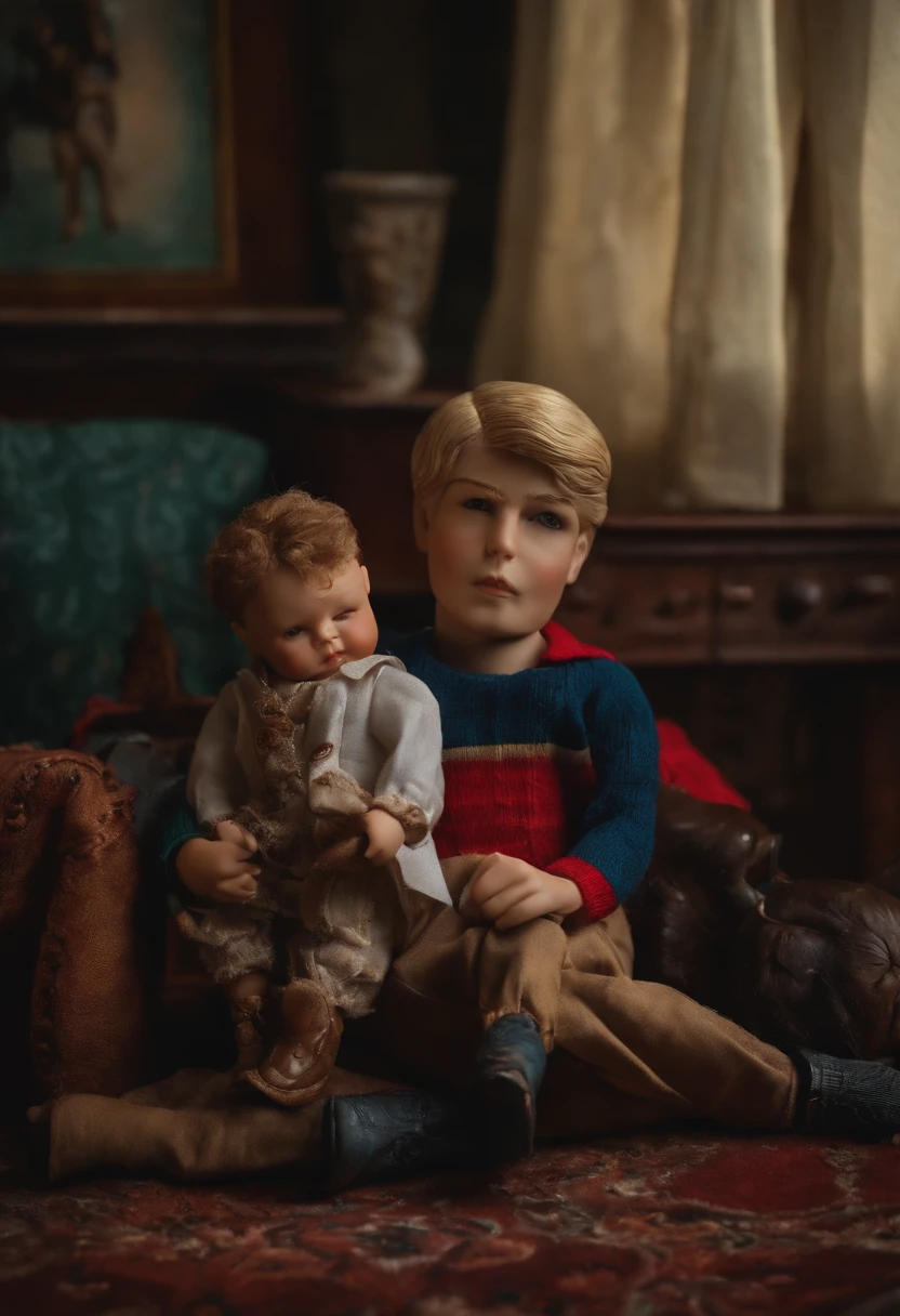 boy doll and man shit