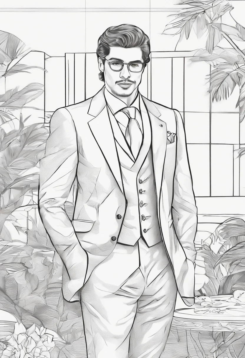 28yo, High resolution photo of a handsome man in a suit, Facing the camera with a genuine seductive smile. The level of realism of the image is、Must be so impeccable that it becomes nearly impossible to distinguish it from the actual photo. The subject of the photo must resemble the character "Mutsu Kokonotsu" From the anime series, "Lighting in Dagashkahe should be soft and flattering, Highlights the intricate details of the suit and the facial features of men. The focus should be sharp, Accurately capture all nuances and expressions. This image must be in HD quality, Reflects the professionalism and sophistication of the subject. --ar1:1--V 5.1