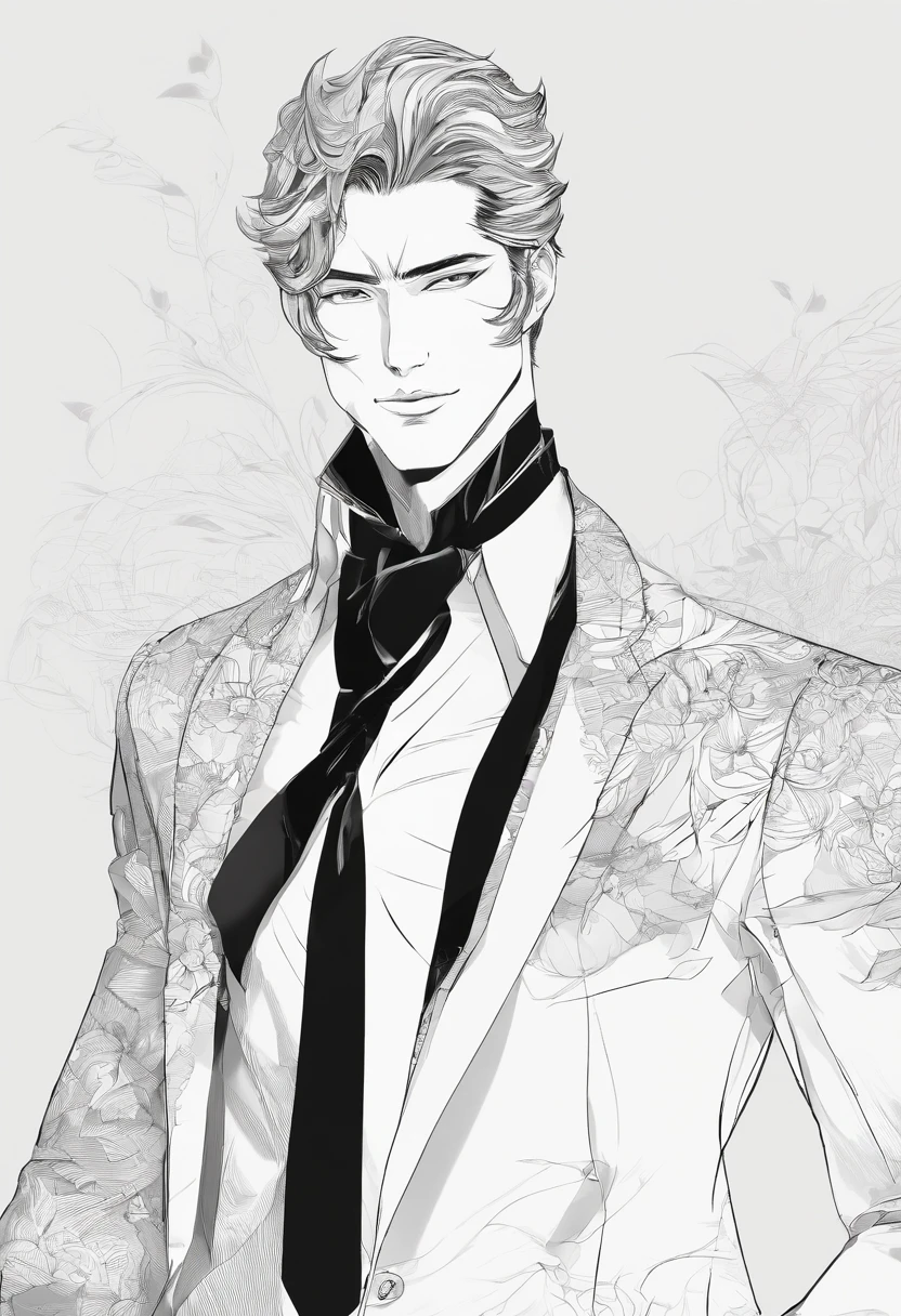 Kou Saito、28 year old, High resolution photo of a handsome man in a suit, Facing the camera with a genuine seductive smile. The level of realism of the image is、Must be so impeccable that it becomes nearly impossible to distinguish it from the actual photo. The subject of the photo must resemble the character "Mutsu Kokonotsu" From the anime series, "Lighting in Dagaškahe should be soft and flattering, Highlights the intricate details of the suit and the facial features of men. The focus should be sharp, Accurately captures all nuances and expressions. This image must be in HD quality, Reflects the professionalism and sophistication of the subject.  --ar1:1--V 5.1
