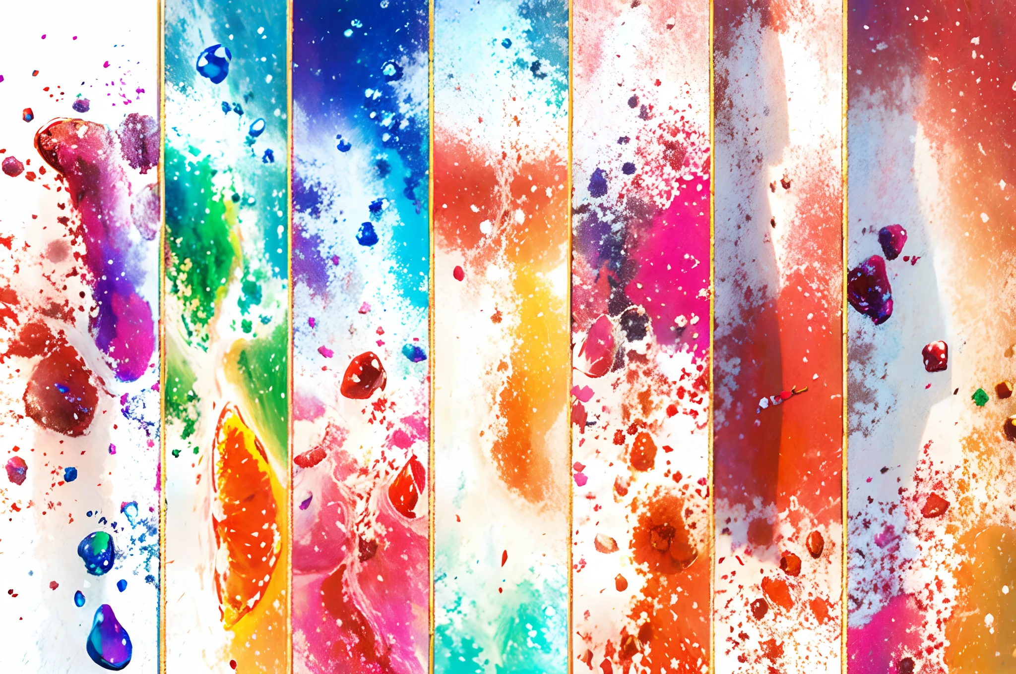 Colorful Stick Ice、Beautiful fece、Summer