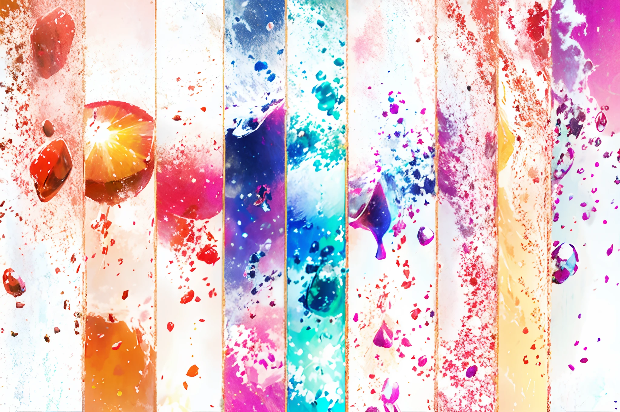 Colorful Stick Ice、Beautiful fece、Summer
