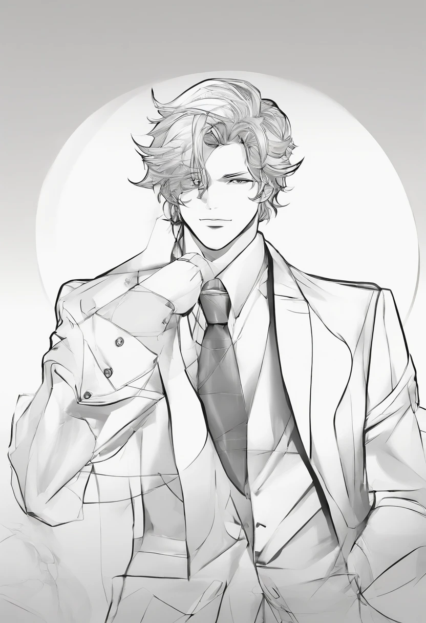 Ko Saito、28 year old, Smiling、High resolution photo of a handsome man in a suit, Facing the camera with a genuine seductive smile. The level of realism of the image is、Must be so impeccable that it becomes nearly impossible to distinguish it from the actual photo. The subject of the photo must resemble the character "Mutsu Kokonotsu" From the anime series, "Lighting in Dagaškahe should be soft and flattering, Highlights the intricate details of the suit and the facial features of men. The focus should be sharp, Accurately captures all nuances and expressions. This image must be in HD quality, Reflects the professionalism and sophistication of the subject. --ar1:1--V 5.1
