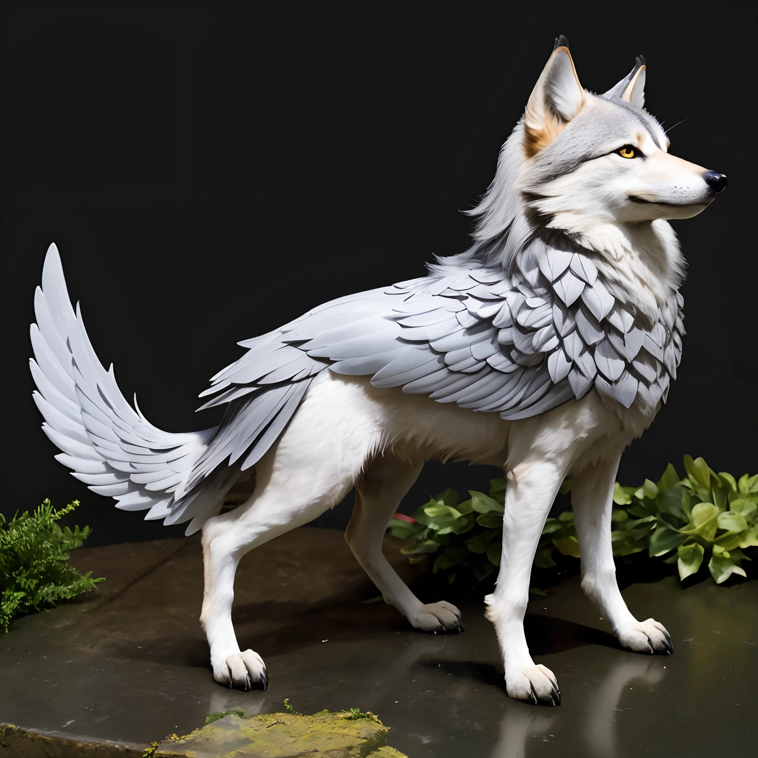 winged wolf