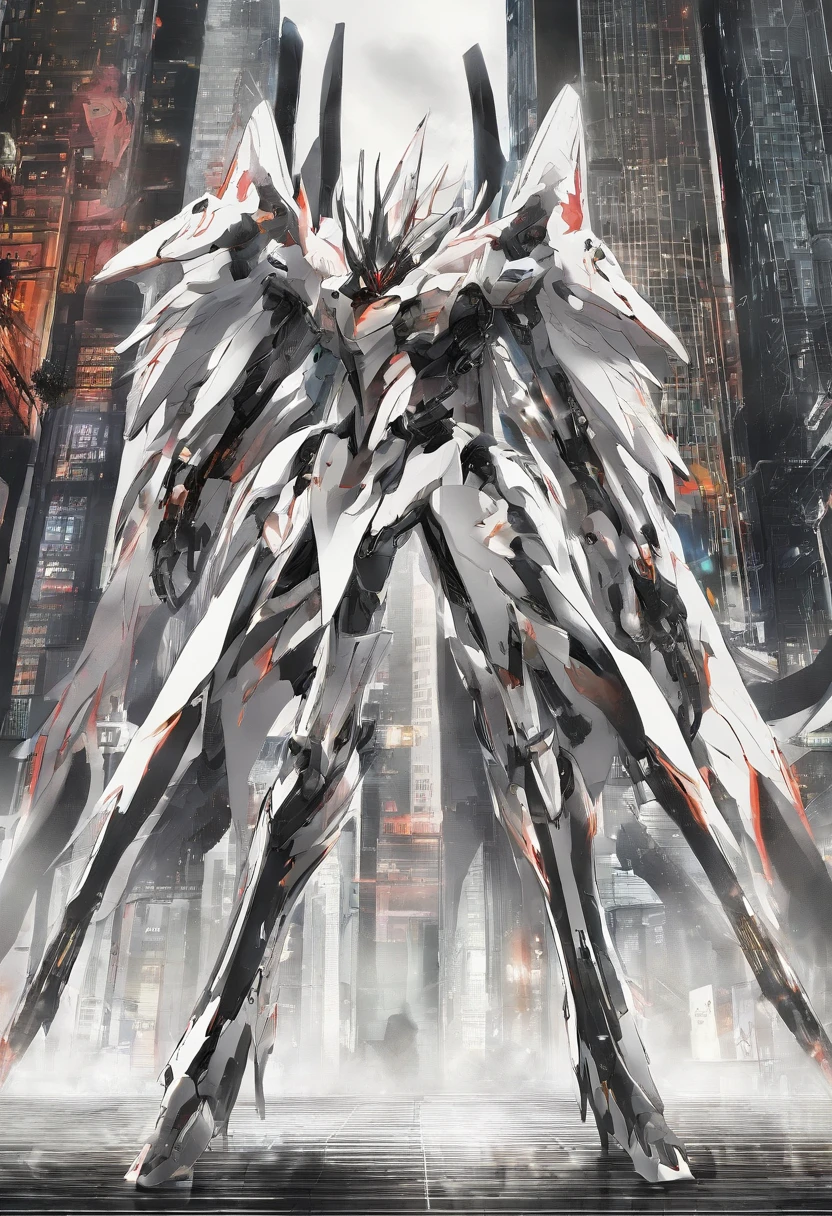 The Monster　Cerambycidae　Five eyes　A huge body　Sharp locking of all limbs　White and black flesh　The one who runs away々　Burning cityscape　Spread wings　Upright walking　View from the side　Flying at the speed of sound　Light bullets emitted from the palm of your hand　Extend your right hand