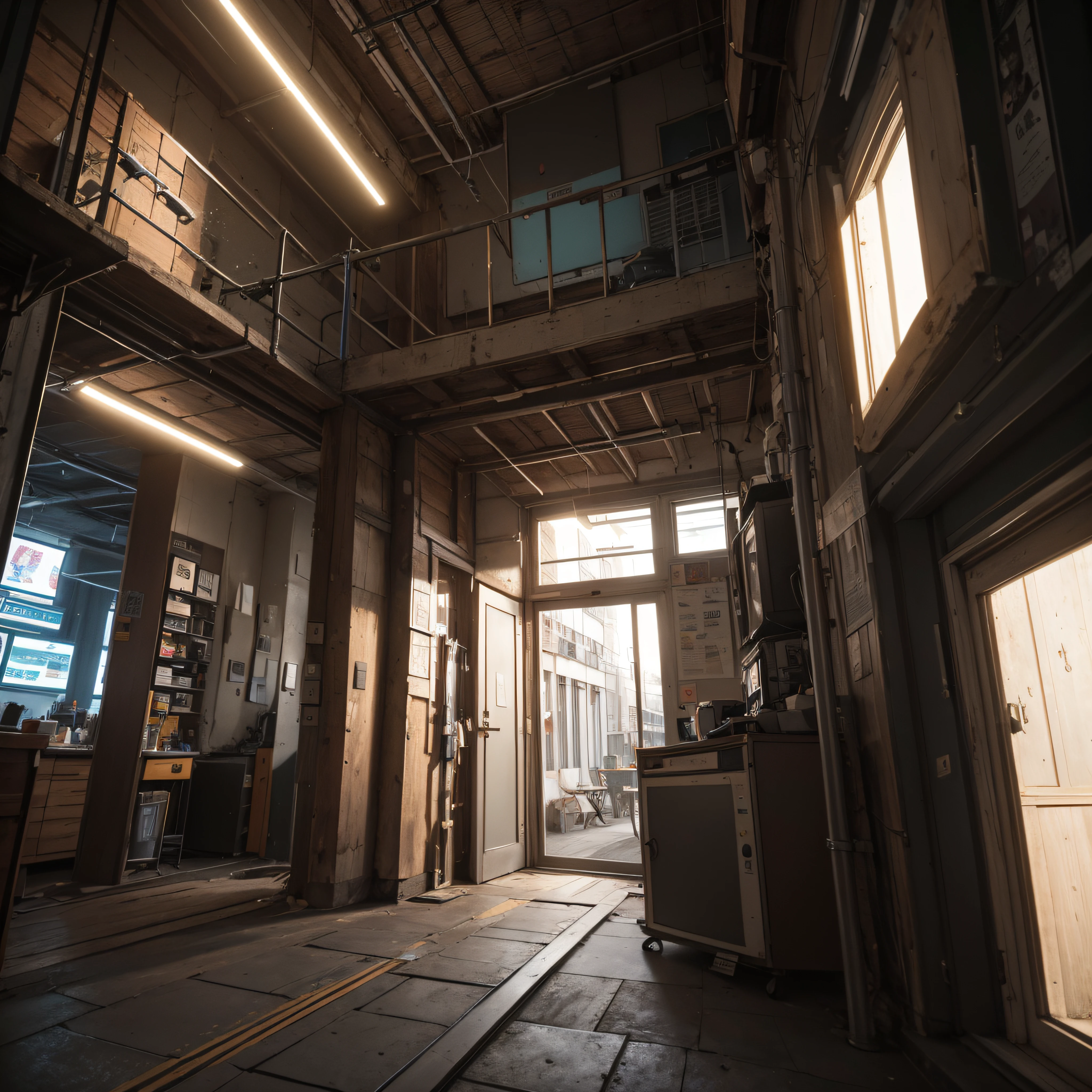 ((calidad superior)), ((obra maestra)), ((realista)), (Los detalles), (fotorrealista:1.5), puppet, marioneta de nadera humanoides tendidos en un piso de concreto, Science-Fiction, HDR, Trazado de rayos, NVIDIA RTX, Los ultra-Highres, Irreal 5, Sub-Surface Scatterring, PBR texturizado, Post-procesamiento, Anisotropic filtering, Profundidad de campos, maximum sharpness and sharpness, Regla de los tercios、8K RAW、(Luminescent Particles:1.4)、(super-detailed CG、Unidad 8k Fondos de pantalla、lighting like a movie、destello de lente、foco nítido、Arte cyberpunk、arquitectura cyberpunk