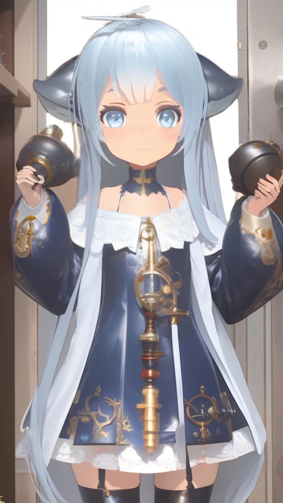 purewhite 1girl open eletric lock, 4k, detailed
