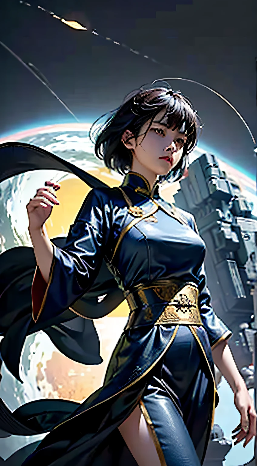Lin Xuan died unexpectedly。scene:In a dark and mysterious space,Lin Xuan's figure stood in the air,The look was solemn,There is a mysterious atmosphere around it。