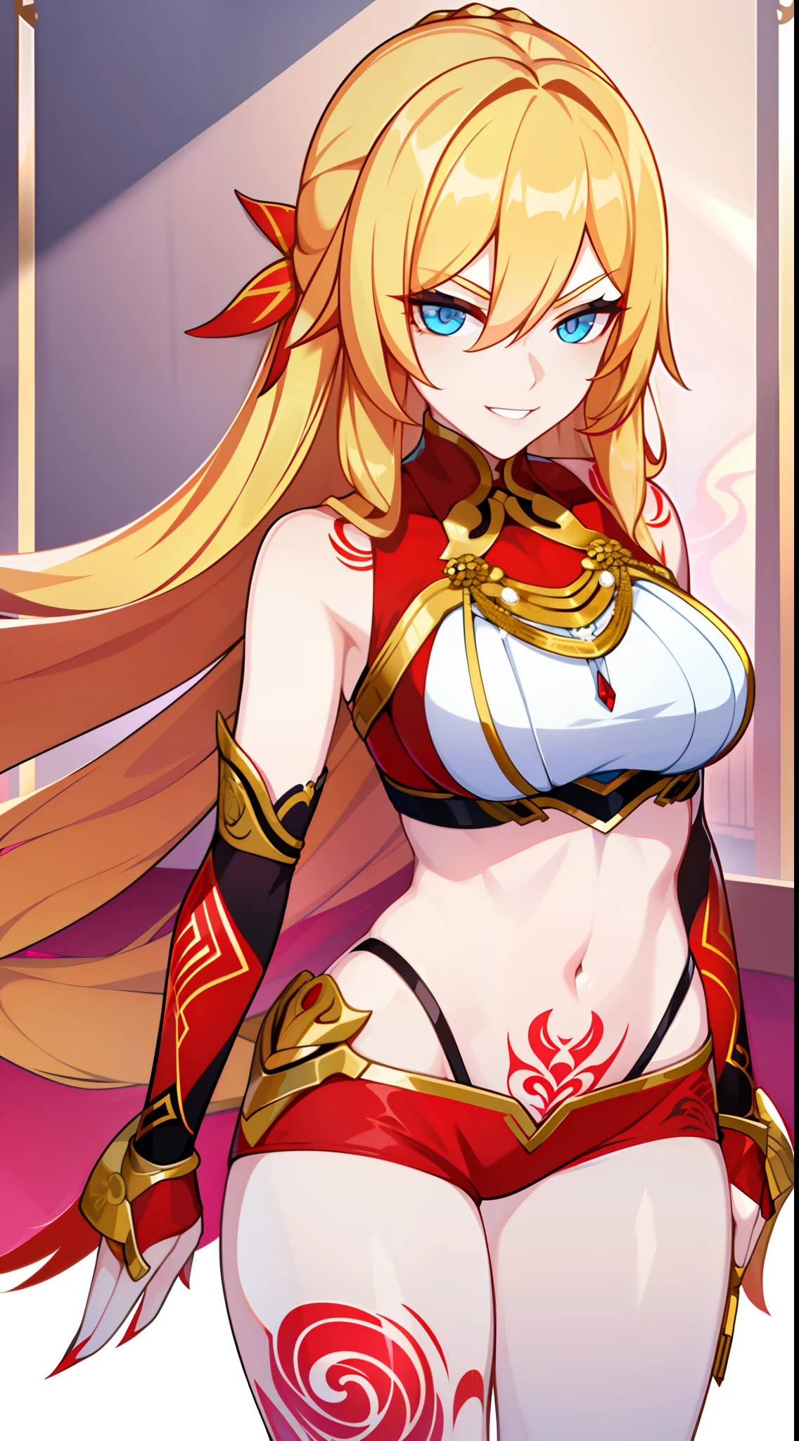 1 girl, Beautiful photorealistic Prestige KDA all out Ahri from League of Legends blushing, string bikini armor, Shibari, blindfold, electric chair, major cleavage, breast indentation, Ahri inside a Runeterra prison, slave collar, chain around her neck, roleplay bdsm, high fantasy, gravure, lewd, busty, highly detailed, 8k, high resolution, solo, big juicy lips, thick juicy thighs, makeup, large shiny breasts, gloves, looking at viewer, photorealistic, Cinema 4D, octane render, innovative, sexy, curvy but slender, mystical aura, smokey mist around Ahri, illuminati style, use advanced machine learning to create the perfect succubus waifu Ahri alone sitting in an electric chair, exposed camel toe, vice magazine photography style, trending on Pixiv, trending on civitai, perfect composition, sfw, professional quality, unreal engine