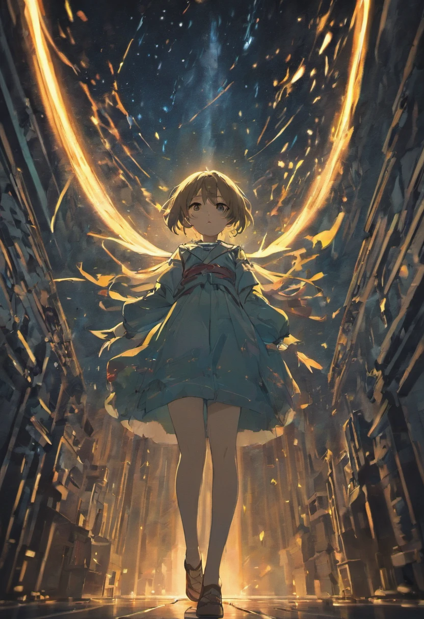 Lin Xuan died unexpectedly。scene：In a dark and mysterious space，Lin Xuan's figure stood in the air，The look was solemn，There is a mysterious atmosphere around it。
