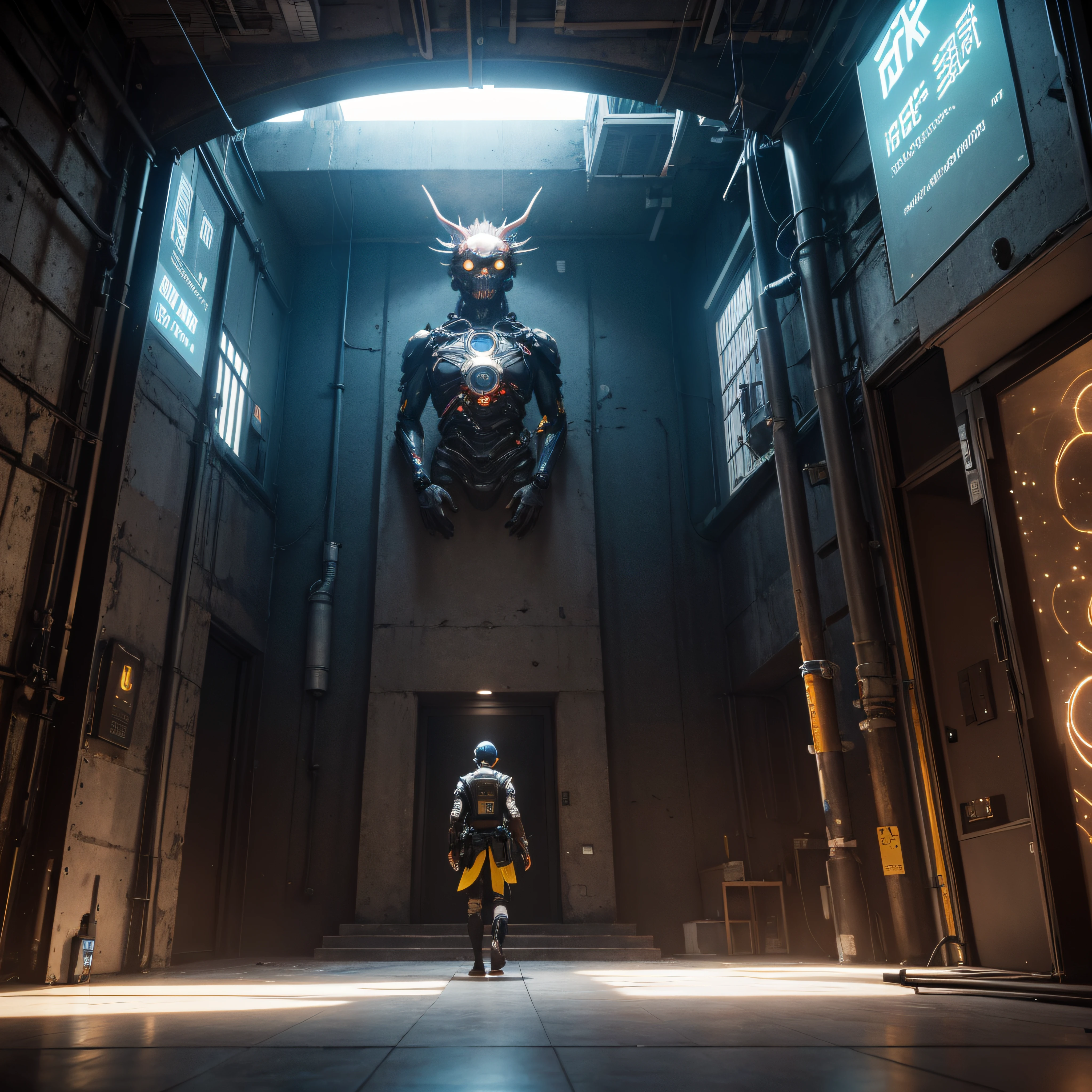 ((calidad superior)), ((obra maestra)), ((realista)), (Los detalles), (fotorrealista:1.5), puppet, marioneta de nadera humanoides tendidos en un piso de concreto, Science-Fiction, HDR, Trazado de rayos, NVIDIA RTX, Los ultra-Highres, Irreal 5, Sub-Surface Scatterring, PBR texturizado, Post-procesamiento, Anisotropic filtering, Profundidad de campos, maximum sharpness and sharpness, Regla de los tercios、8K RAW、(Luminescent Particles:1.4)、(super-detailed CG、Unidad 8k Fondos de pantalla、lighting like a movie、destello de lente、foco nítido、Arte cyberpunk、arquitectura cyberpunk
