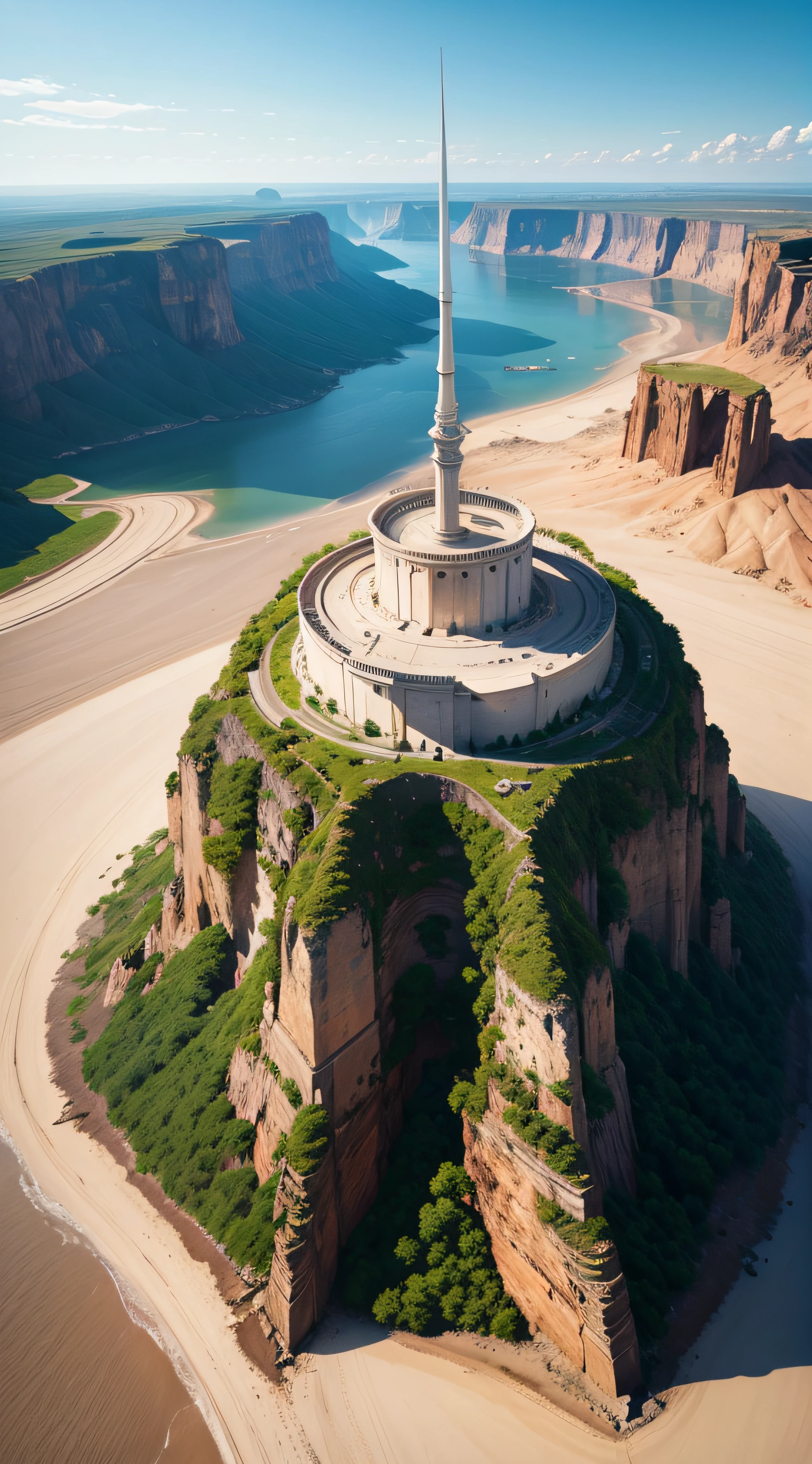 Images of wonders seen from above, seen from afar, are sharp and realistic