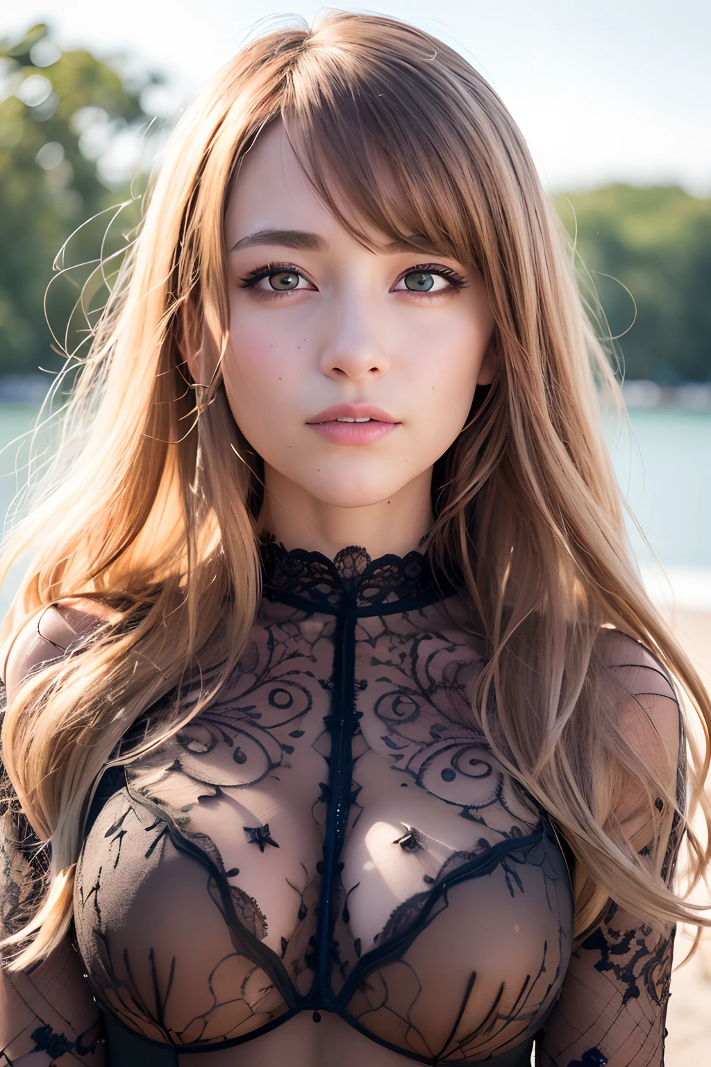 (realistic, photo-realistic:1.37),(8k, RAW photo, best quality, masterpiece:1.2), cute, ultra-detailed,heart-shaped pupils,physically-based rendering, ultra high res, kodakvision color, shot on Arricam LT Camera, bokeh, sharp focus,
looking at viewer,photorealistic,realistic, solo, photorealistic, best quality,extremely detailed face,extremely detailed eyes and face, beautiful detailed eyes,absurdres, incredibly absurdres,haunting smile,Messy hair, floating hair, ,