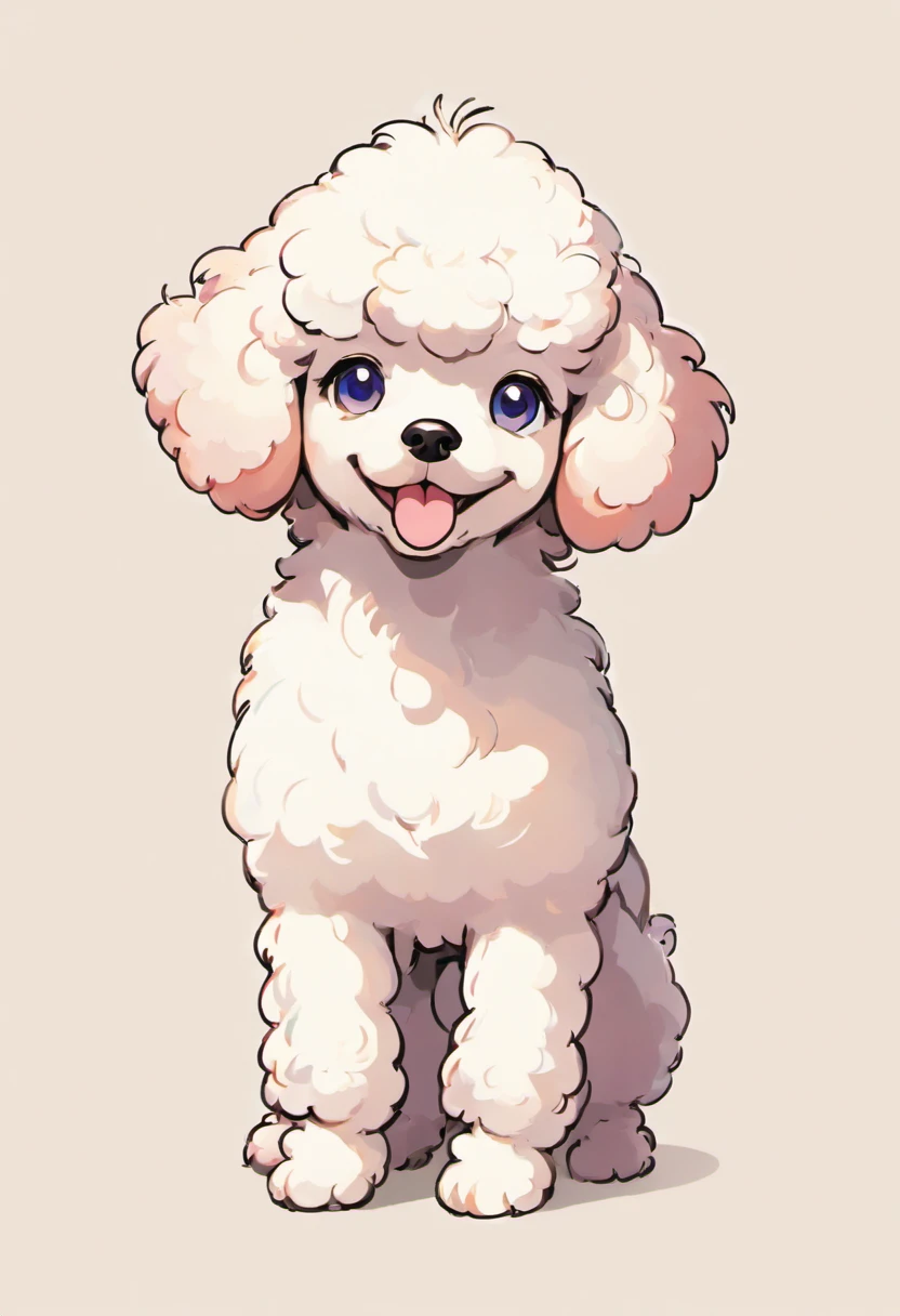 Research and Inspiration:
Begin by immersing yourself in Sowsow's Pokemon-inspired art style. Study the vibrant colors, whimsical shapes, and expressive eyes that characterize this style. Collect reference images of Miniture Poodles to understand their unique features and personalities.
Sketching:
Start with a pencil sketch that captures the playful and endearing characteristics of Miniture Poodles. Pay particular attention to their facial expressions, body proportions, and distinctive curly fur.
Inking:
Once you're satisfied with your sketch, use black ink or digital tools to create clean, bold outlines. Emphasize key details, as Sowsow's style often features thick, expressive lines.
Coloring:
Choose a vibrant and eye-catching color palette for your Miniture Poodle. Fill in the areas with flat colors, ensuring that each part of the poodle is well-defined and visually appealing.
Shading and Highlights:
Add shading to give your illustration depth and dimension, considering the direction of the light source. Use highlights sparingly to make certain areas, such as the eyes or nose, stand out and bring your artwork to life.
Background:
For the white background, create a clean and seamless backdrop that complements the colors of your Miniture Poodle. This will ensure versatility for use as a sticker or artwork.
Final Touches:
Review your illustration and make any necessary adjustments to enhance its overall appeal. Consider adding playful accessories or a charming expression to make your Miniture Poodle truly unique.
Detail and 4K Quality:
To achieve a masterpiece in 4K quality and intricate detail, work meticulously on every aspect of your illustration. Pay attention to the fine textures of the poodle's fur, the sparkle in its eyes, and the subtleties of its features. This level of detail will make your artwork visually stunning and a true masterpiece.