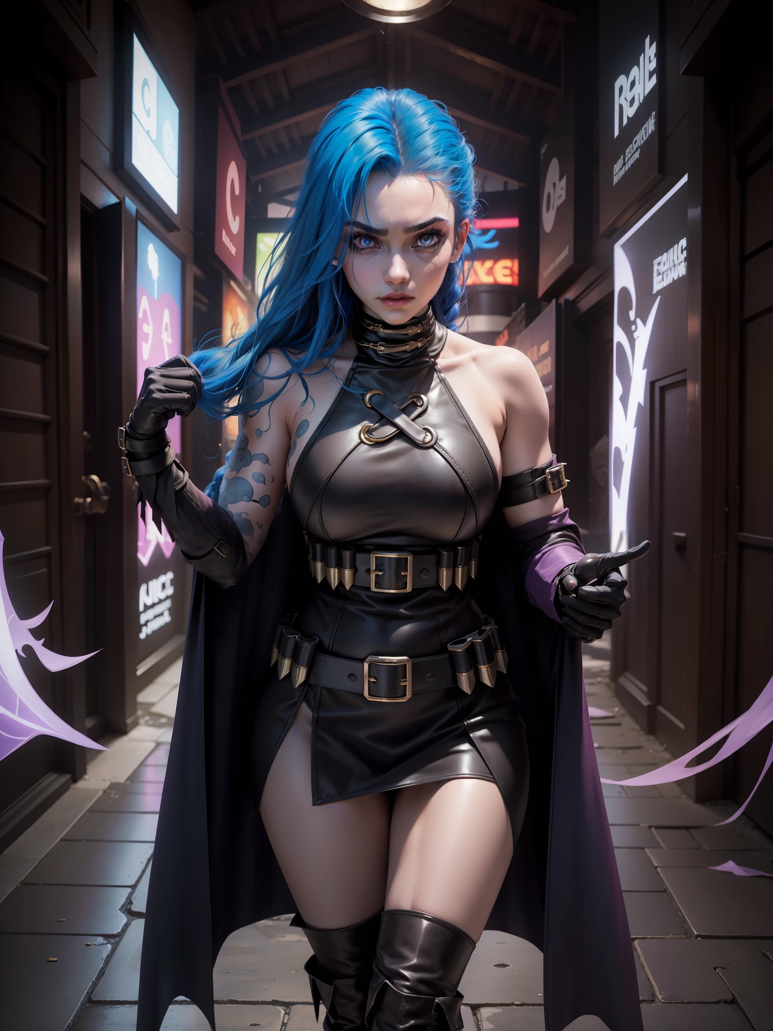 (New York: 1.5), (time square 1.5), Raven, whose real name is Rachel Roth, is a DC Comics character known for being a member of the Teen Titans. She has a distinct physical appearance and attire, which reflect her mystical nature and supernatural powers. Here is a detailed description of her physical appearance and clothing:
Physical appearance:
Skin Color: Raven has pale, white skin, which sets her apart from many other DC Comics characters.
hair: her hair is long and dark, usually black or dark blue. It is smooth and can be seen covering part of her face.
Eye: The raven's eyes are one of her most distinctive features. They are usually portrayed as large, bright violet or blue eyes, which reflect their alien heritage.
Height and Physical Shape: She is a woman of average height, with a slender, athletic figure, although she usually wears clothing that covers her from head to toe.
Typical clothes:
The raven costume is dark and mysterious, Dark blue cloak: She wears a long dark blue cloak and hood that covers most of her body. This cloak is an iconic feature of her appearance and is often used to hide her face and body from direct light.
high collar: The cloak has a high collar that is pulled up, usually covering the chin and part of the face.
Belt and Buckle: Raven usually wears a belt with a gothic-style buckle, which accentuates her outfit.
Boots: She wears tall boots that match the color of her cloak, often with decorative details.
Gloves: Her gloves are usually long and match the rest of her attire, (slender body: 1.5), (minimum clothing: 1.5), (large breasts: 1.3), (hanging breasts: 1.5), (disproportionate breasts: 1.4) , (realism:1.5), (Realisitc:1.4), (Absurdity:1.4), 8k, ultra-detailed, detailed handsome man, (only:1.4) , 1girl, (Viewer facing:1.2), Intricate body details, (Curvy:1.3),