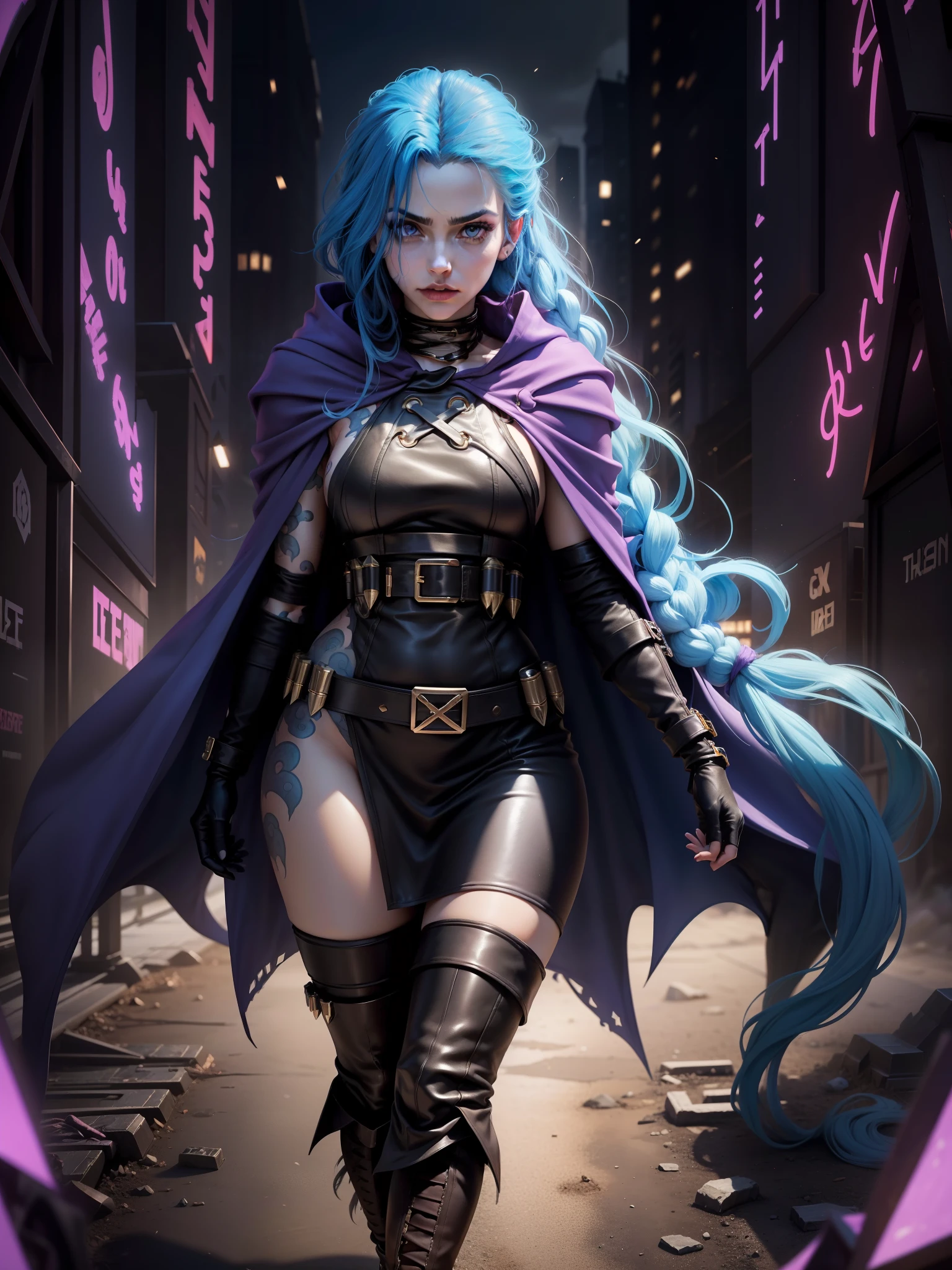 (New York: 1.5), (time square 1.5), Raven, whose real name is Rachel Roth, is a DC Comics character known for being a member of the Teen Titans. She has a distinct physical appearance and attire, which reflect her mystical nature and supernatural powers. Here is a detailed description of her physical appearance and clothing:
Physical appearance:
      Skin Color: Raven has pale, white skin, which sets her apart from many other DC Comics characters.
      hair: her hair is long and dark, usually black or dark blue. It is smooth and can be seen covering part of her face.
      Eye: The raven's eyes are one of her most distinctive features. They are usually portrayed as large, bright violet or blue eyes, which reflect their alien heritage.
      Height and Physical Shape: She is a woman of average height, with a slender, athletic figure, although she usually wears clothing that covers her from head to toe.
Typical clothes:
The raven costume is dark and mysterious, Dark blue cloak: She wears a long dark blue cloak and hood that covers most of her body. This cloak is an iconic feature of her appearance and is often used to hide her face and body from direct light.
      high collar: The cloak has a high collar that is pulled up, usually covering the chin and part of the face.
      Belt and Buckle: Raven usually wears a belt with a gothic-style buckle, which accentuates her outfit.
      Boots: She wears tall boots that match the color of her cloak, often with decorative details.
      Gloves: Her gloves are usually long and match the rest of her attire, (slender body: 1.5), (minimum clothing: 1.5), (large breasts: 1.3), (hanging breasts: 1.5), (disproportionate breasts: 1.4) , (realism:1.5), (Realisitc:1.4), (Absurdity:1.4), 8k, ultra-detailed, detailed handsome man, (only:1.4) , 1girl, (Viewer facing:1.2), Intricate body details, (Curvy:1.3),(short:1.3)