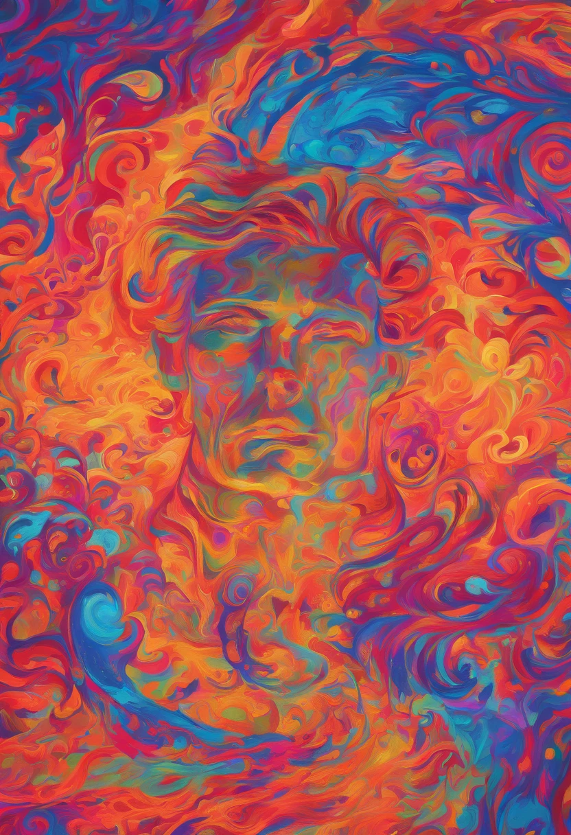 The handsome man's face loomed in the flickering blue light, his hair looked as if it had just been washed and dried, and his eyes looked gloomily into the camera