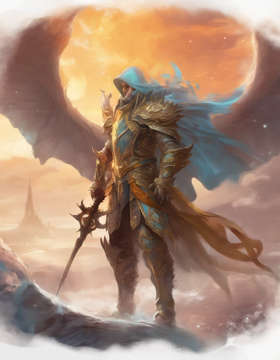 Fantasy World Monster Knight,中景 the scene is,Full body like, highly detailed surreal vfx,oc rendered,Shot with 70 mm - AR 16:9 --q 2 --s 1000
