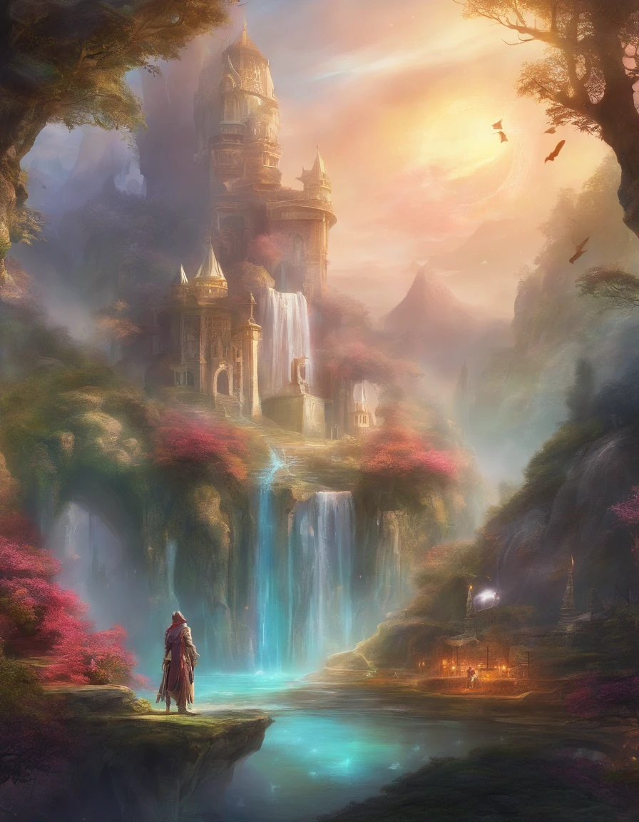 Fantasy World Monster Knight，中景 the scene is，Full body like， highly detailed surreal vfx，oc rendered，Shot with 70 mm - AR 16:9 --q 2 --s 1000
