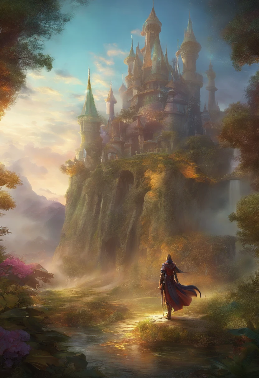 Fantasy World Monster Knight,中景 the scene is,Full body like, highly detailed surreal vfx,oc rendered,Shot with 70 mm - AR 16:9 --q 2 --s 1000