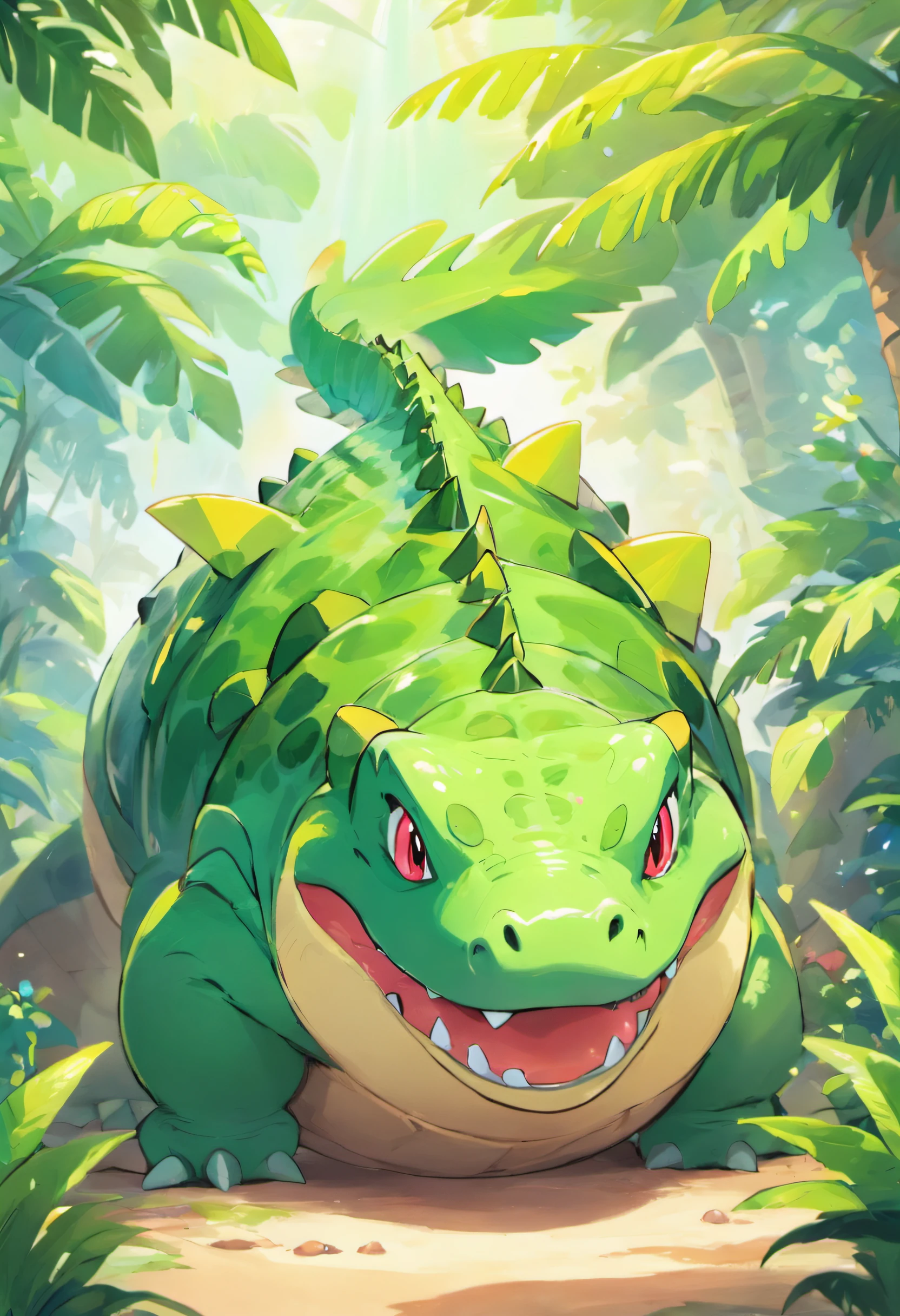 a big crocodile
