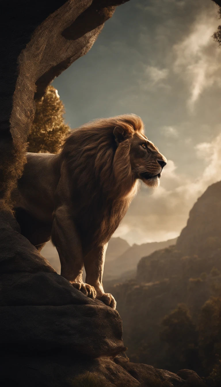 starrysky,manticore,Thick spikes,中景 the scene is,Full body like, highly detailed surreal vfx,Hyper-realistic,Ultra photo realsisim,Real Photographics,8K,High definition,high qulity,Works of masters,super-fine,Smudge,ink,8K,super-fine,high qulity,(((OC renderer)))