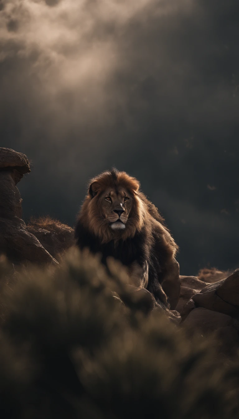 starrysky，manticore，Thick spikes，中景 the scene is，Full body like， highly detailed surreal vfx，Hyper-realistic，Ultra photo realsisim，Real Photographics，8K，High definition，high qulity，Works of masters，super-fine，Smudge，ink，8K，super-fine，high qulity，（（（OC renderer）））