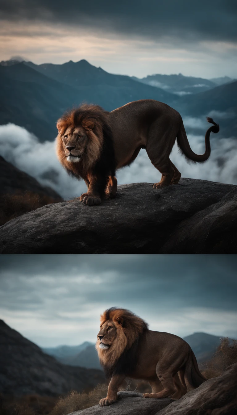 starrysky，manticore，Thick spikes，中景 the scene is，Full body like， highly detailed surreal vfx，Hyper-realistic，Ultra photo realsisim，Real Photographics，8K，High definition，high qulity，Works of masters，super-fine，Smudge，ink，8K，super-fine，high qulity，（（（OC renderer）））