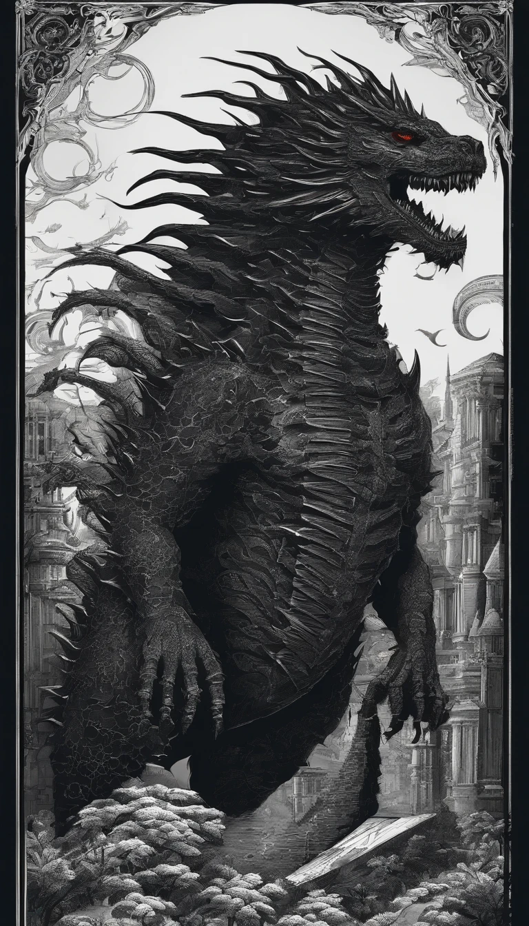 (solo:1.3), (symmetrical:1.3), baloonz, menacing black dragon king made out of baloons (((looking at the viewer))), ((castle grand hall)), More Detail