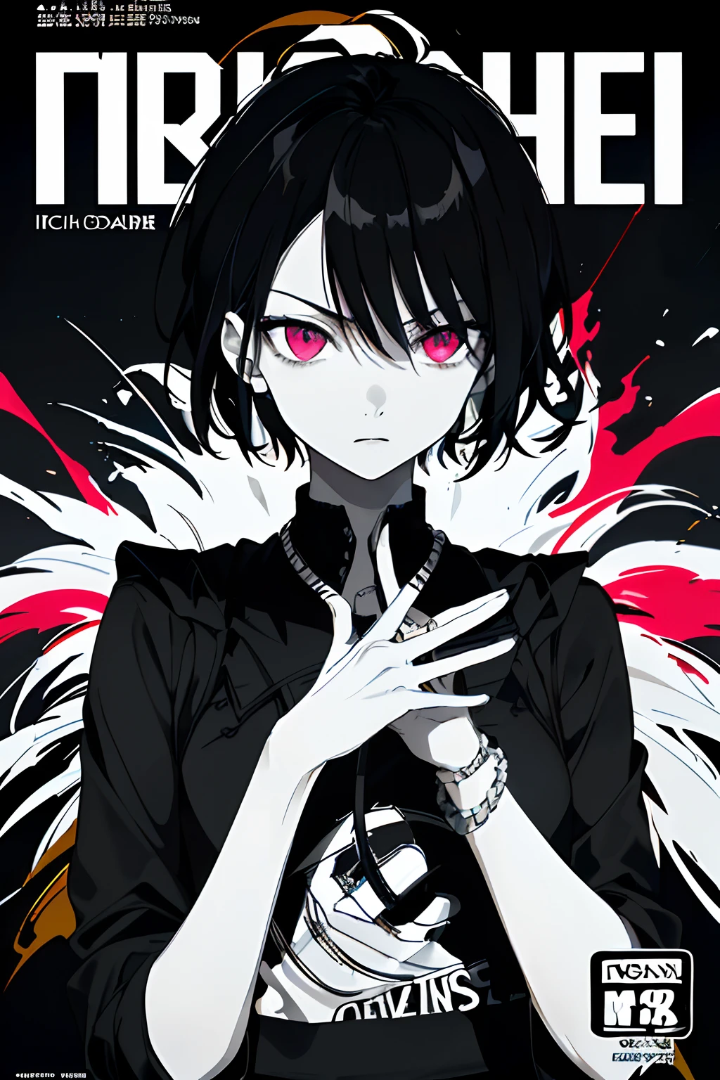 ((((dramatic))), (((gritty))), (((intense))) film poster featuring a young woman as the central character. She stands confidently in the center of the poster, wearing a stylish and edgy outfit, with a determined expression on her face. The background is dark and gritty, with a sense of danger and intensity. The text is bold and attention-grabbing, with a catchy tagline that adds to the overall feeling of drama and excitement. The color palette is mainly dark with splashes of vibrant colors, giving the poster a dynamic and visually striking appearance,tachi-e
(magazine:1.3), (cover-style:1.3), fashionable, woman, vibrant, outfit, posing, front, colorful, dynamic, background, elements, confident, expression, holding, statement, accessory, majestic, coiled, around, touch, scene, text, cover, bold, attention-grabbing, title, stylish, font, catchy, headline, larger, striking, modern, trendy, focus, fashion,