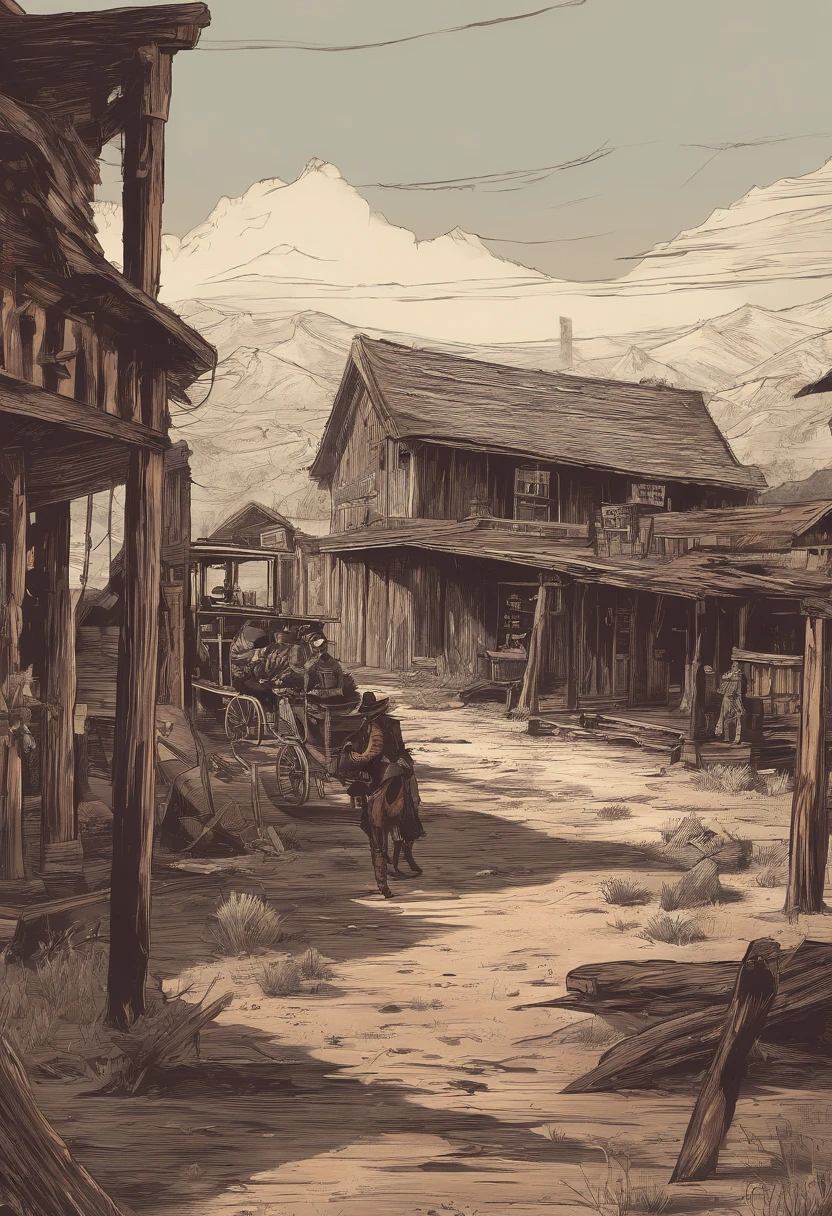 "(best quality, highres),Red dead redemption style,dark room,western outlaws,standing in front of a table,cowboy hats,revolvers,cigarettes,narrow beam of light,atmospheric shadows,leather jackets and vests,old wooden table,dust particles floating in the air,sharp focus,gritty textures,vivid colors,moody lighting"