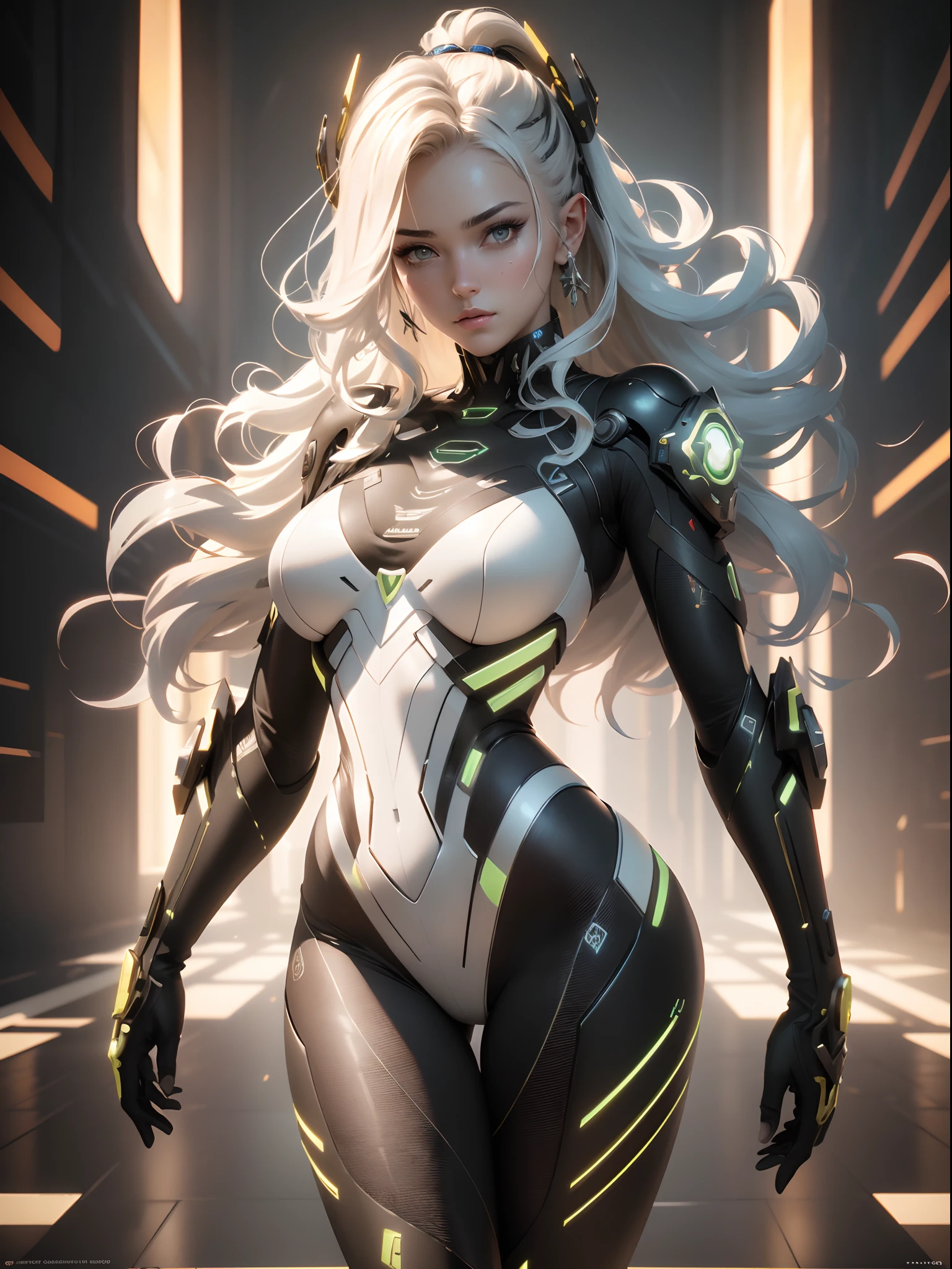 ((Best quality)), ((masterpiece)), (detailed:1.4), 3D, an image of a beautiful cyberpunk female with thick voluminous hair,light particles, pure energy chaos antitech,HDR (High Dynamic Range),Ray Tracing,NVIDIA RTX,Super-Resolution,Unreal 5,Subsurface scattering,PBR Texturing,Post-processing,Anisotropic Filtering,Depth-of-field,Maximum clarity and sharpness,Multi-layered textures,Albedo and Specular maps,Surface shading,Accurate simulation of light-material interaction,Perfect proportions,Octane Render,Two-tone lighting,Wide aperture,Low ISO,White balance,Rule of thirds,8K RAW