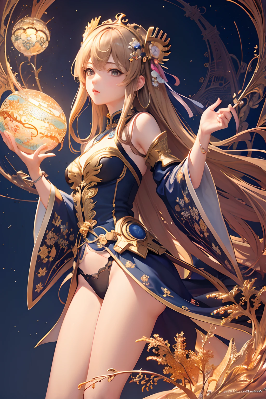 (masterpiece、top-quality、top-quality、Official Art、Beautifully Aesthetic:1.2)、(1girl in)、ighly detailed、(Fractal Art:1.3)、colourfull、highestdetailed、8k.Ultra-high-precision CG.Five fingers in perfect detail、ULTRA REALITY、Athena