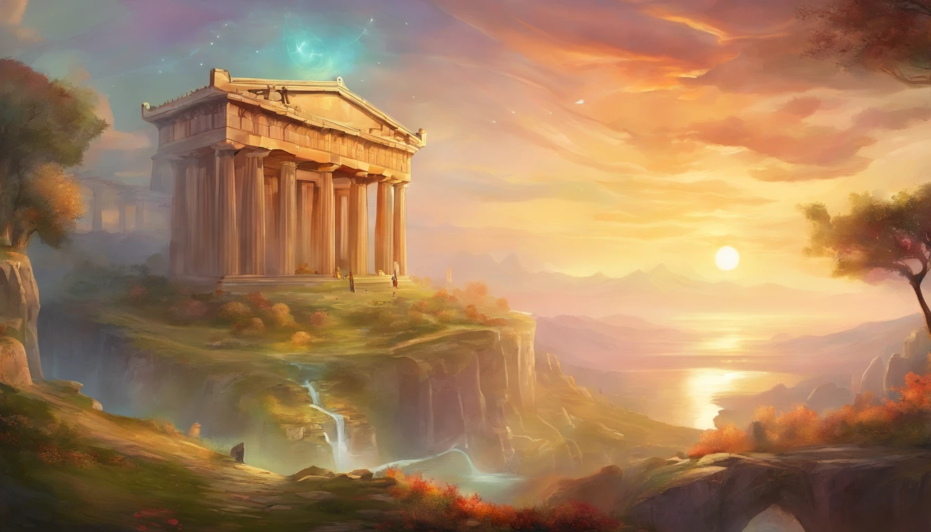 absurderes, Best Quality,Ancient Greece,Parthenon,Faraway view