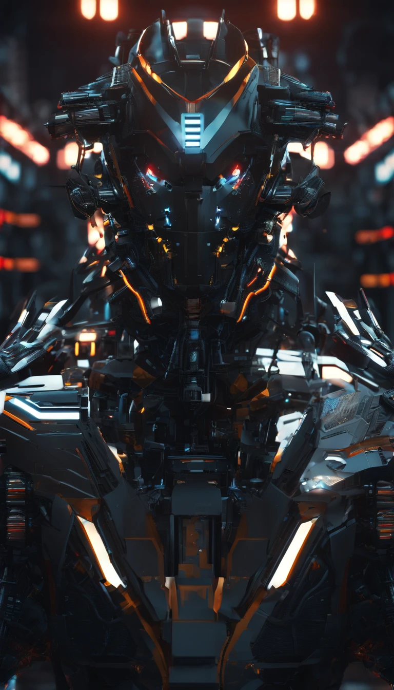 Cyberpunk style fighter,(Half-human, half-mechanized warrior:1.2),Combat posture,majestic-looking,Forward stance,Stunning colors,Set in a futuristic cyberpunk style city,the street,crowd of,(Movie lighting),(light and shadow effect),(unreal-engine),(Tyndall),(cinema4d),(Super futuristic fantasy style),(8k wallpaper),(tmasterpiece),(Photography Award),realisticlying