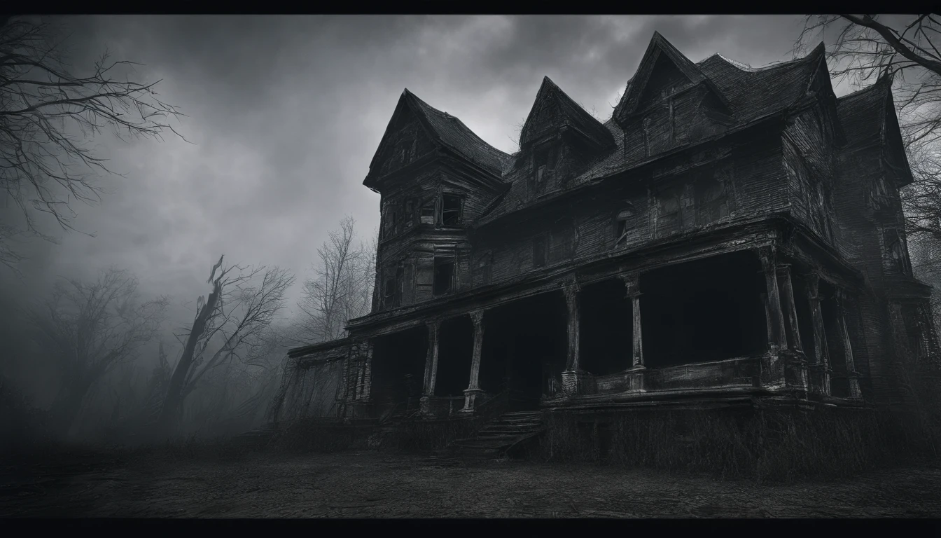Chinese elements,(Paper Man:1.2),Inside the broken house,darkly,An atmosphere of terror,super detailing,Masterpiece, Best quality,Superb quality,, high resolution