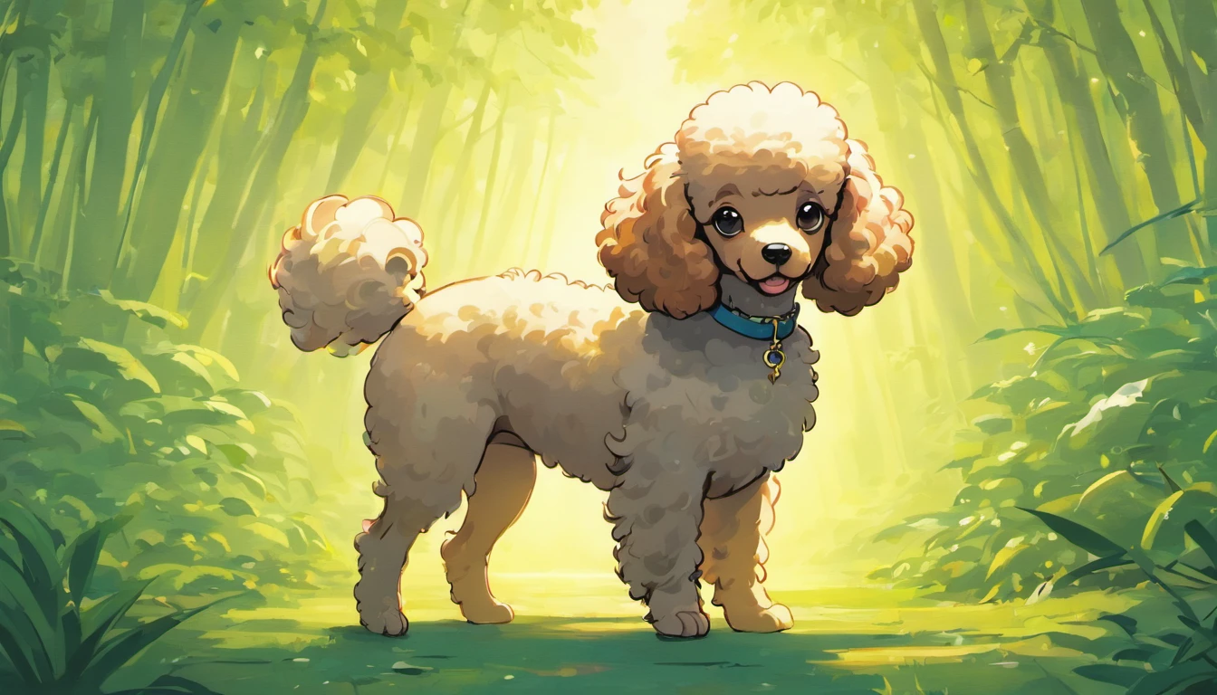 Certainly! Here's a description of a Miniature Poodle illustration in Naoki Saito's style:
"Behold a stunning work of art in Naoki Saito's signature style, featuring the charming and elegant Miniature Poodle. This exquisite illustration captures the essence of this beloved breed with a touch of grandeur and mystique.
The backdrop of this masterpiece transports you to a whimsical realm, where the Miniature Poodle takes center stage. Its fur is depicted with intricate attention to detail, showcasing every curl and wave, while the eyes hold an air of wisdom and grace. The Miniature Poodle's pose exudes a regal and confident aura, reflecting the breed's proud demeanor.
Naoki Saito's use of rich, vibrant colors brings life to the artwork, making the Miniature Poodle stand out against the backdrop of lush scenery. Each stroke of the brush tells a story, evoking a sense of wonder and admiration for this enchanting creature.
This illustration is more than just a visual delight; it's a testament to the skill and artistry of Naoki Saito, inviting you to immerse yourself in a world where the Miniature Poodle reigns supreme. Whether you're a fan of art, dogs, or both, this piece is sure to captivate your heart and imagination."
Feel free to use this description for your Miniature Poodle illustration in Naoki Saito's style!