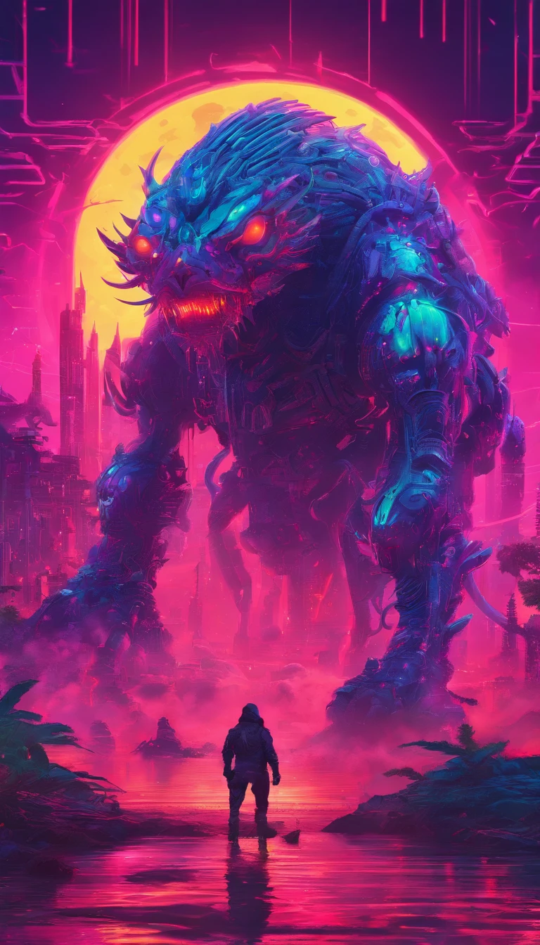 Strange beasts in a fantasy world,Blood,Covered with thick spikes,Moon Night,中景 the scene is,Full body like, highly detailed surreal vfx,oc rendered,Shot with 70 mm - AR 16:9 --q 2 --s 1000