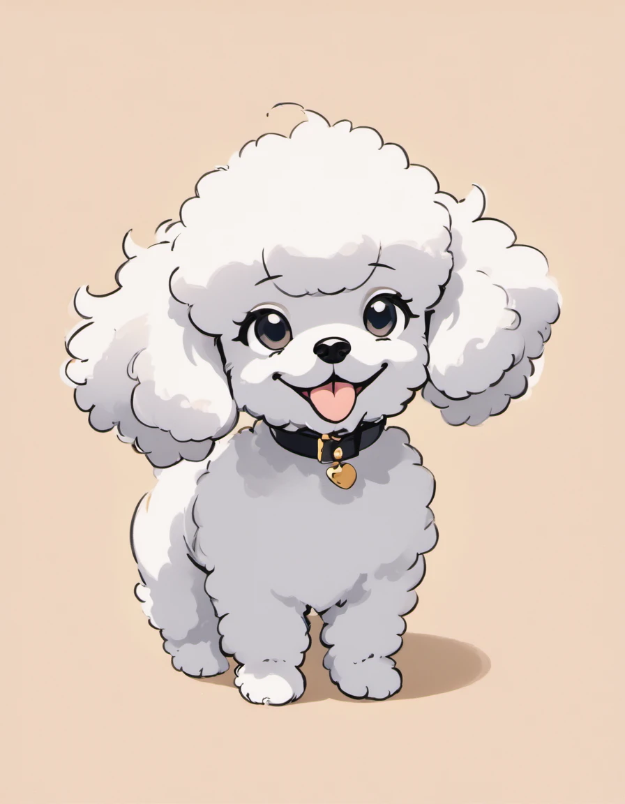 Step into a world of classic manga-inspired artistry with this captivating Miniature Poodle illustration, expertly crafted in the iconic style of Osamu Tezuka. This masterpiece pays homage to the legendary manga artist's distinct approach to storytelling through visual art.

In this artwork, the Miniature Poodle takes on a unique charm, blending Tezuka's signature large, expressive eyes with the breed's inherent cuteness. The black ink lines outline every detail of the Poodle's fluffy fur, and its playful personality shines through in every stroke.

The white background serves as a clean canvas, allowing the Miniature Poodle to emerge as the focal point. Osamu Tezuka's minimalist yet evocative style conveys the breed's joyful spirit and innocence. The careful composition and use of negative space create a sense of balance and harmony within the illustration.

This artwork not only captures the essence of the Miniature Poodle but also pays tribute to the timeless influence of Osamu Tezuka's artistic legacy. It's a delightful fusion of canine charm and manga magic that will captivate admirers of both worlds.

Own a piece of art that seamlessly blends the beloved Miniature Poodle with the enduring influence of Osamu Tezuka's style, and let it bring joy and nostalgia to your collection. The Miniature Poodle has black and grey coloured fur,