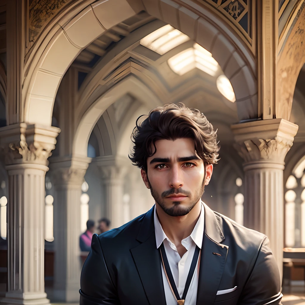 A 30-year-old Iranian man with the surname Machel, an architect and designer, beautiful and reliable --auto --s2