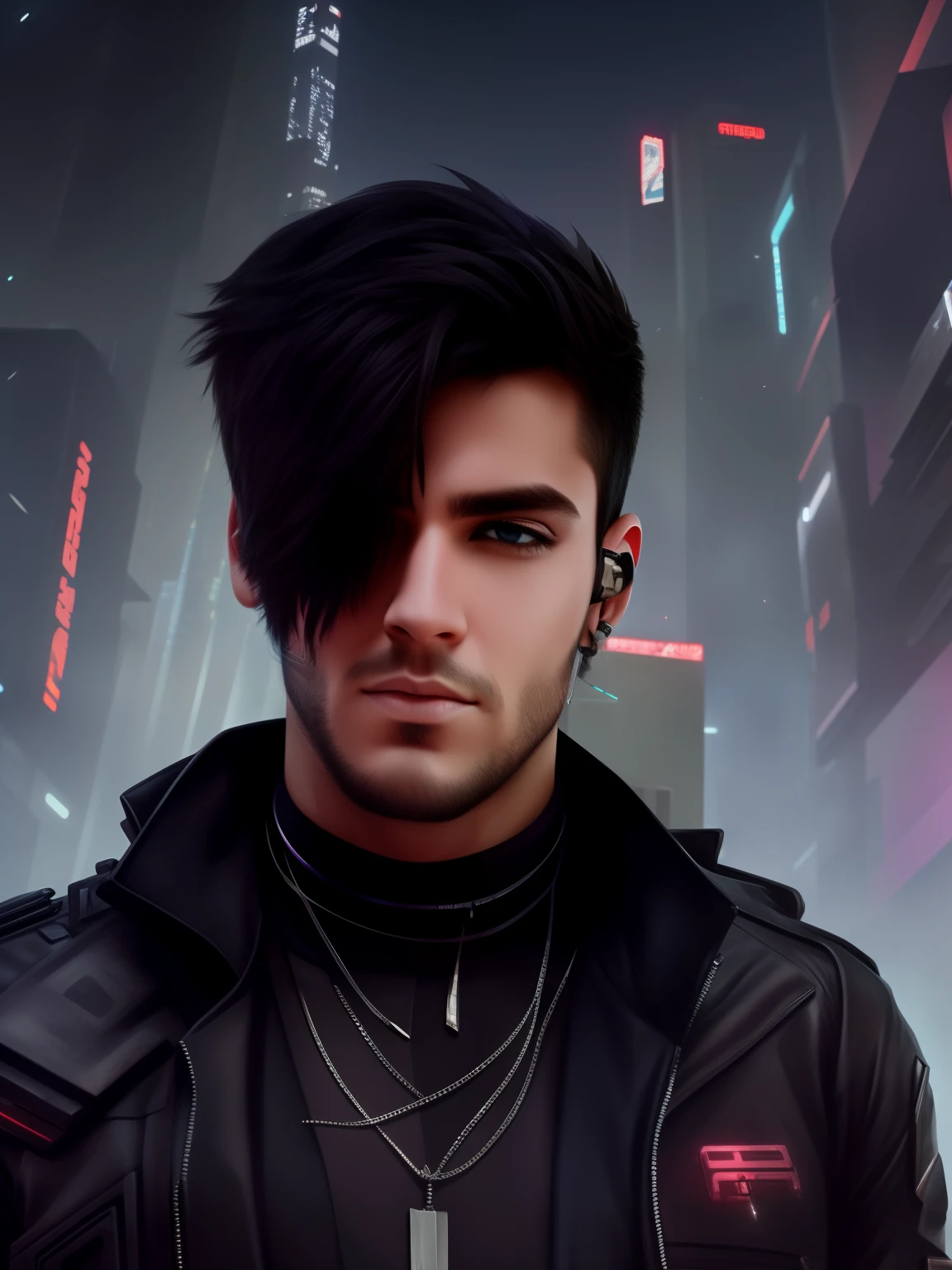 Change background cyberpunk handsome boy

ultra realistic with cat,