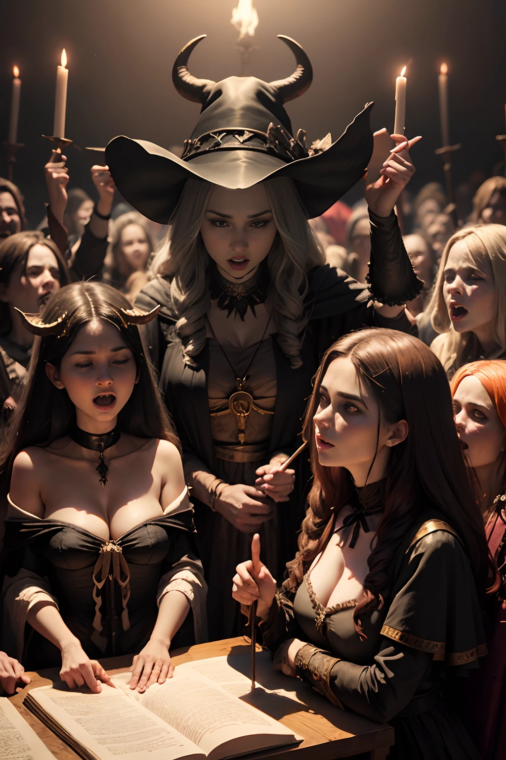 blasphemous rites of a witches' Sabbath