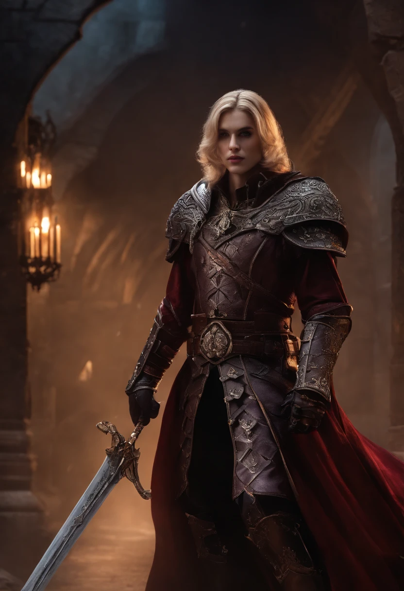 Castlevania Shadowlord Blonde Very detailed Ultra-realistic face Ultra-detailed action shots Masterpiece Wide angle environment Movie scene Movie scene Lord Dracula leads an army to arm demons in battle Surreal War,Bright purple gold flowing short hair 32K(tmasterpiece,k hd,hyper HD,32K)boxing gloves,Silver Skull Abandoned Area of the Pond,Indigo Skull King ,Hold the steering wheel in your hand (The skeleton is realistic:1.4),,Silver skull flower ornaments,Petals flutter,Colored ball head,Hold your head high,Be proud,The nostrils look at people, A high resolution, the detail, RAW photogr, Sharp Re, Nikon D850 Film Stock Photo by Jefferies Lee 4 Kodak Portra 400 Camera F1.6 shots, Rich colors, ultra-realistic vivid textures, Dramatic lighting, Unreal Engine Art Station Trend, cinestir 800,Hold your head high,Be proud,The nostrils look at people,Tsundere,Petals flutter,Petals flutter,Sprinkle with gold dust,Fluttering,Impeccable,( reasonable design, Clear lines, High sharpness,Best quality, Very detailed skeleton, The skeleton of a masterpiece, offcial art, movie light effect, Boxer 32K(tmasterpiece,k hd,hyper HD,32K)short detailed hair,Martian ,Red Flame Maiden ,Copper protector (realisticlying:1.4),Python pattern robe,Purple-pink tiara,Snowflakes fluttering,The background is pure,Hold your head high,Be proud,The nostrils look at people, A high resolution, the detail, RAW photogr, Sharp Re, Nikon D850 Film Stock Photo by Jefferies Lee 4 Kodak Portra 400 Camera F1.6 shots, Rich colors, ultra-realistic vivid textures, Dramatic lighting, Unreal Engine Art Station Trend, cinestir 800,Wear boxing gloves